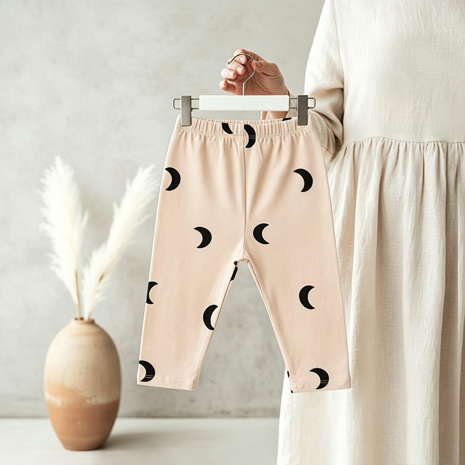 Baby Leopard Cartoon Print Base layer Pants