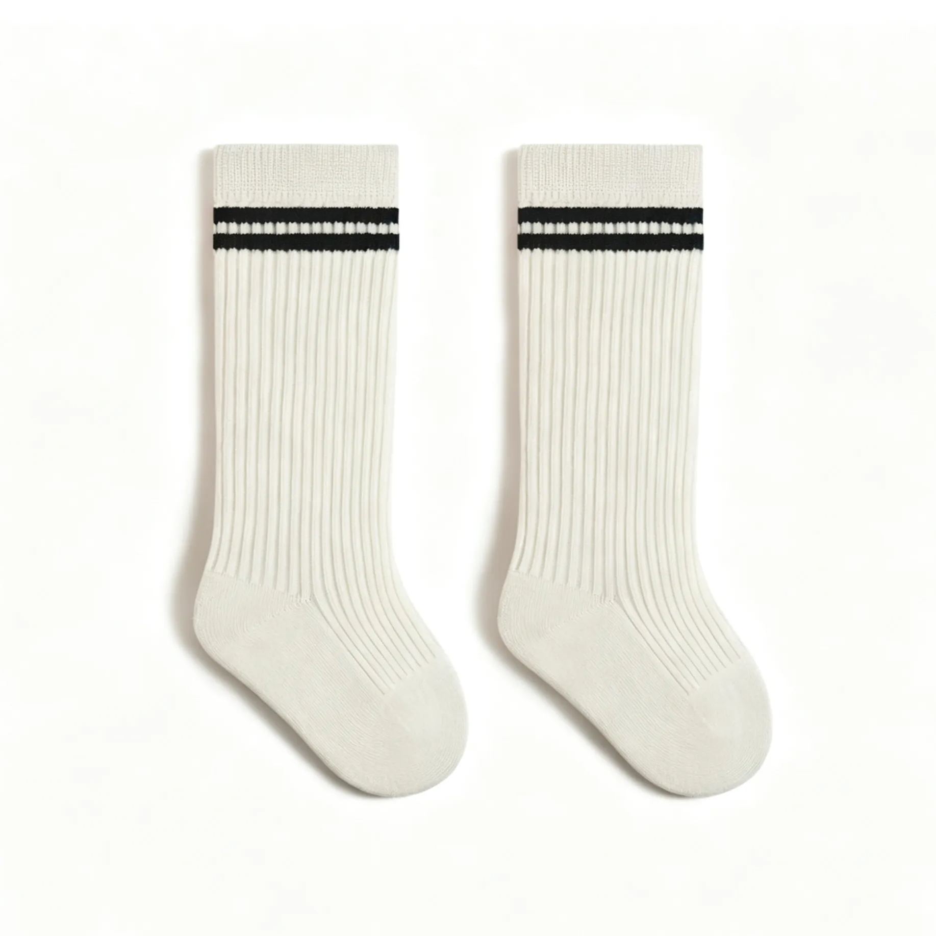 Baby & Kid Ribbed Striped Knee High Socks