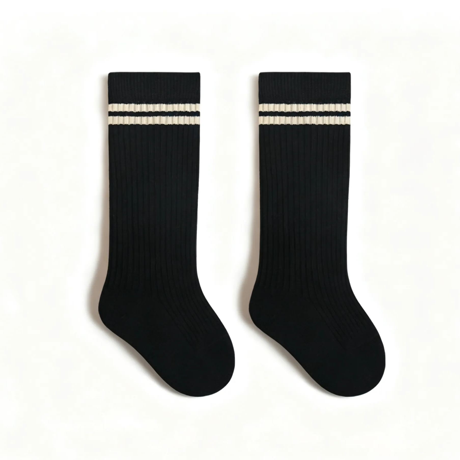 Baby & Kid Ribbed Striped Knee High Socks