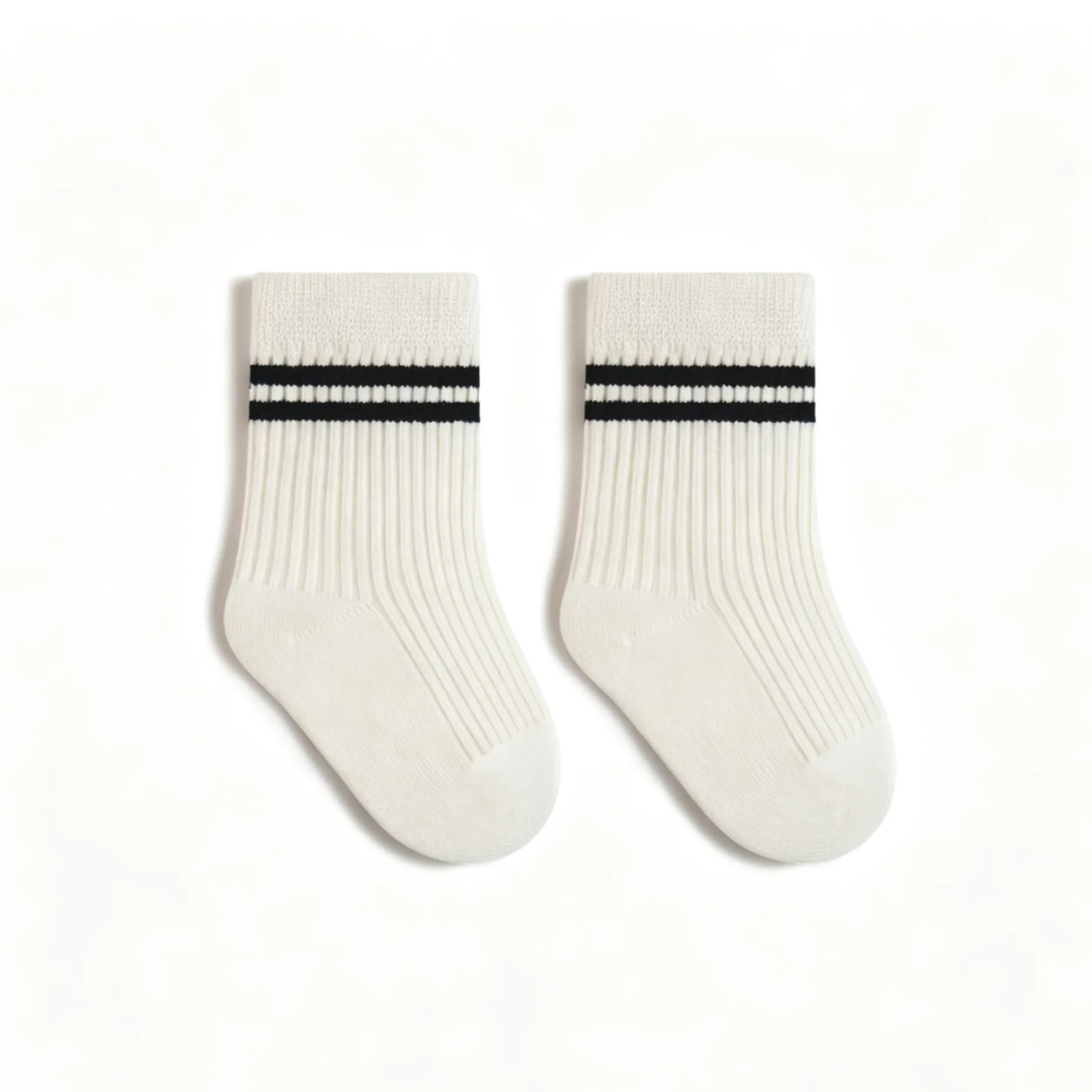 Baby & Kid Ribbed Striped Mid Calf Socks