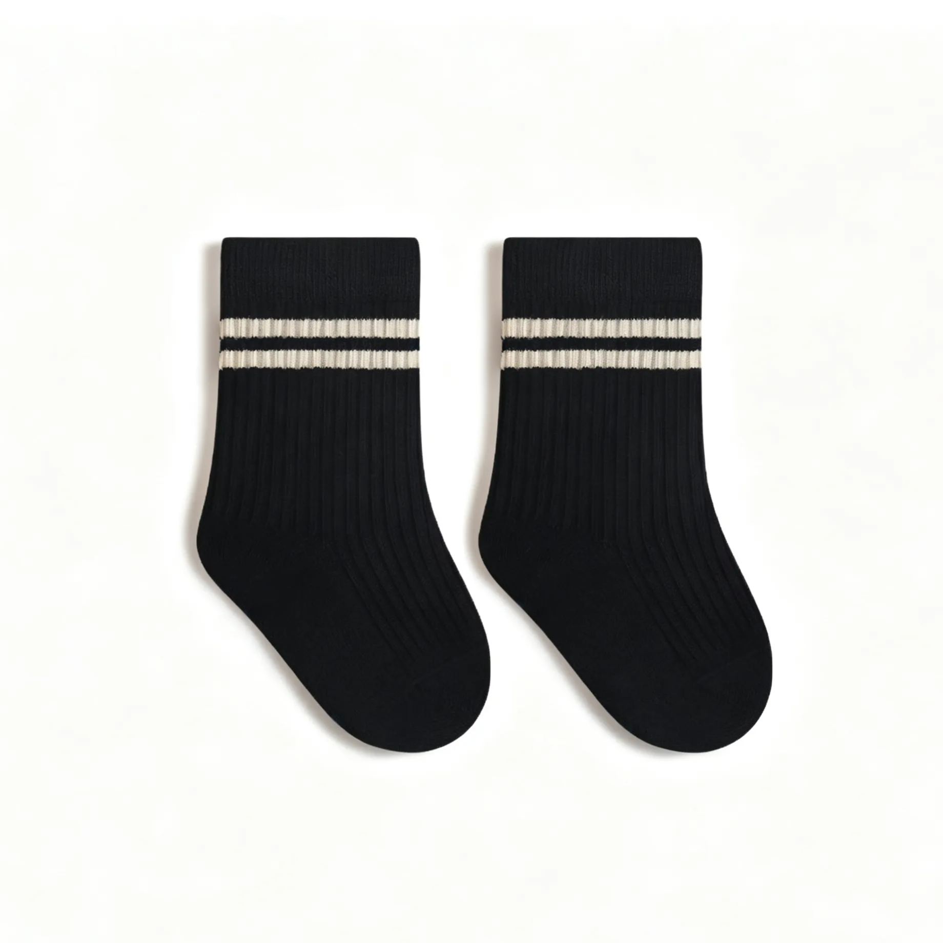 Baby & Kid Ribbed Striped Mid Calf Socks
