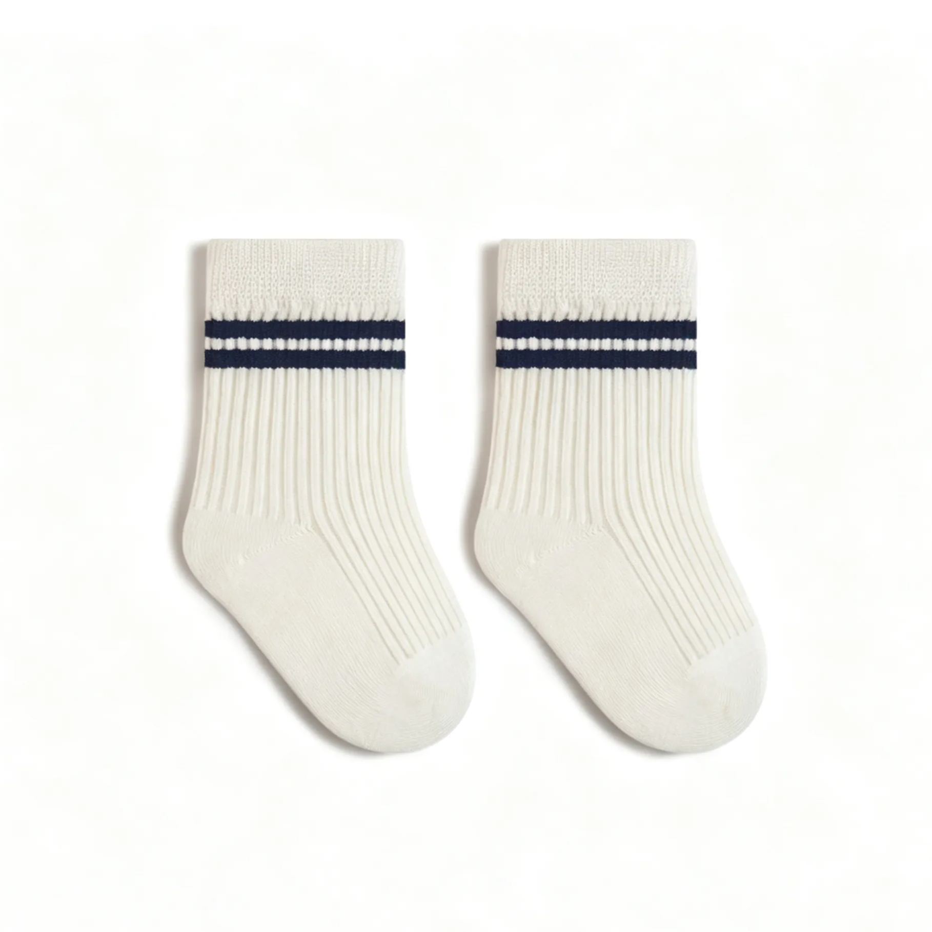 Baby & Kid Ribbed Striped Mid Calf Socks