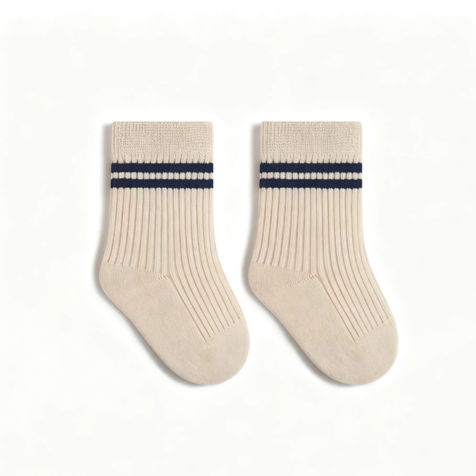 Baby & Kid Ribbed Striped Mid Calf Socks