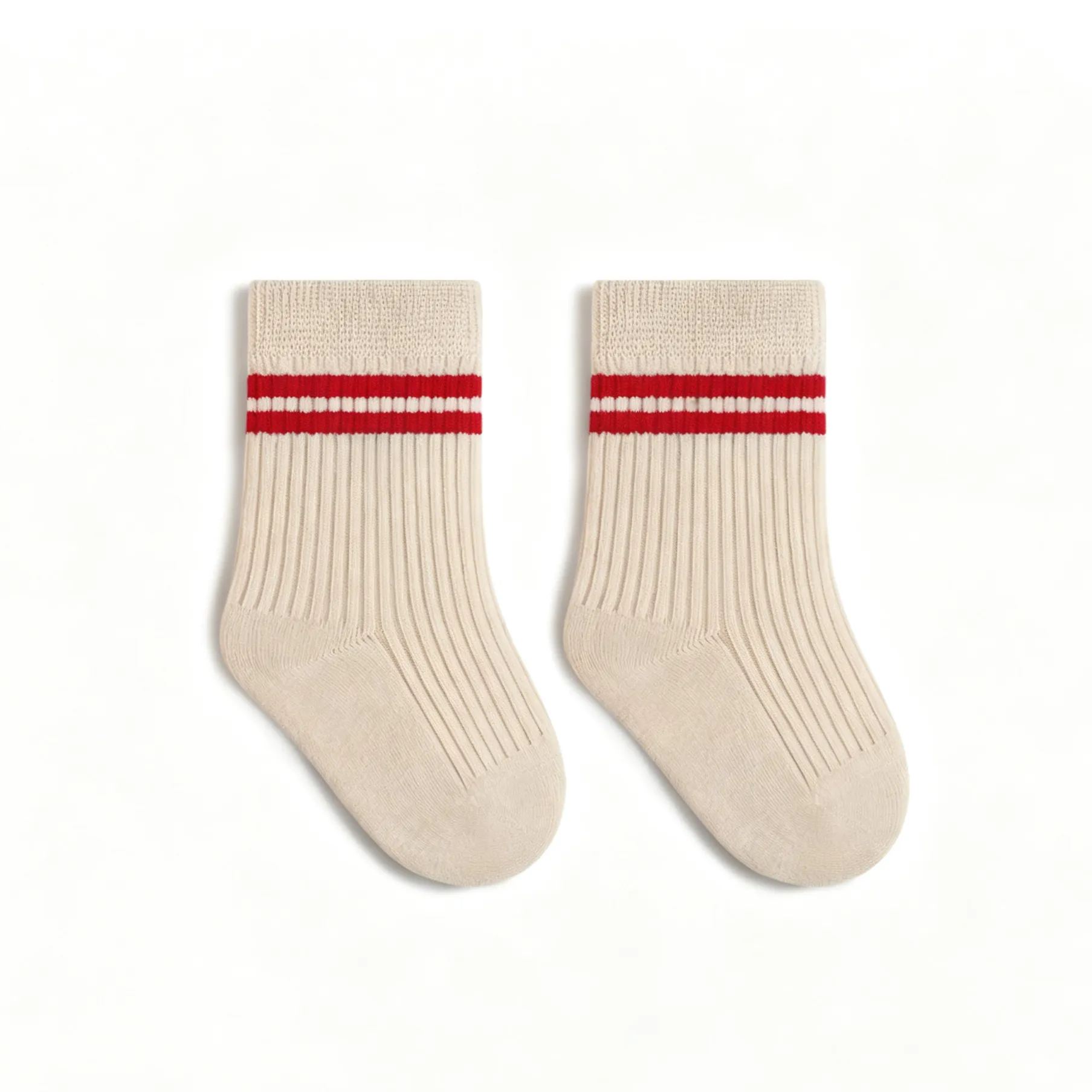 Baby & Kid Ribbed Striped Mid Calf Socks