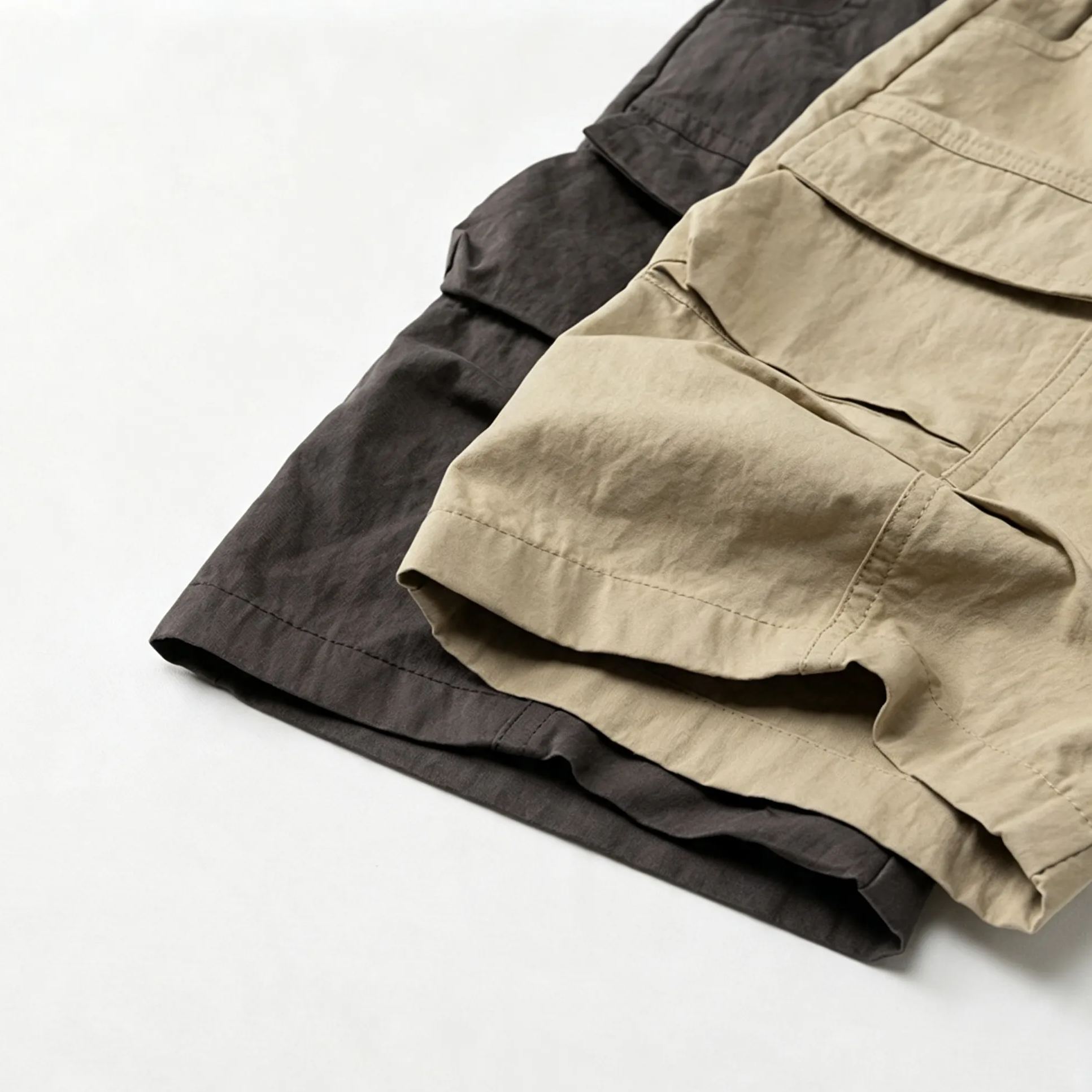 Kids Solid Color Loose Fitting Cargo Athletic pants