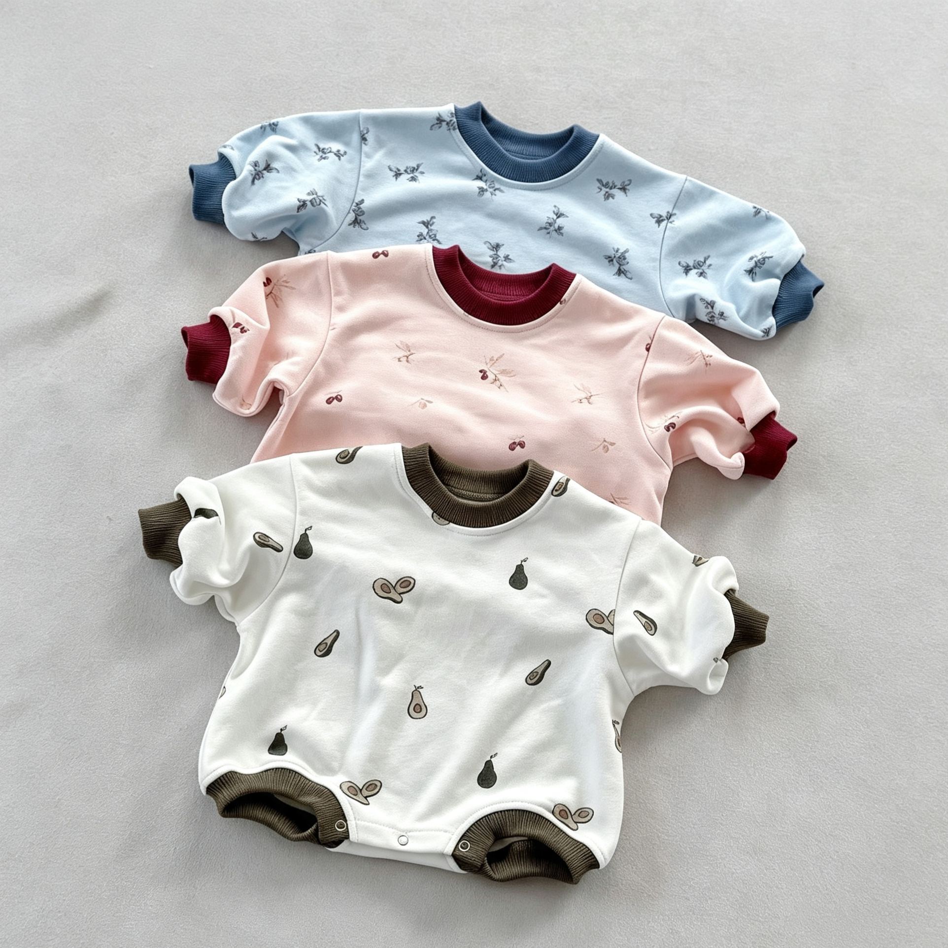 Baby Fruit Triangle Onesie