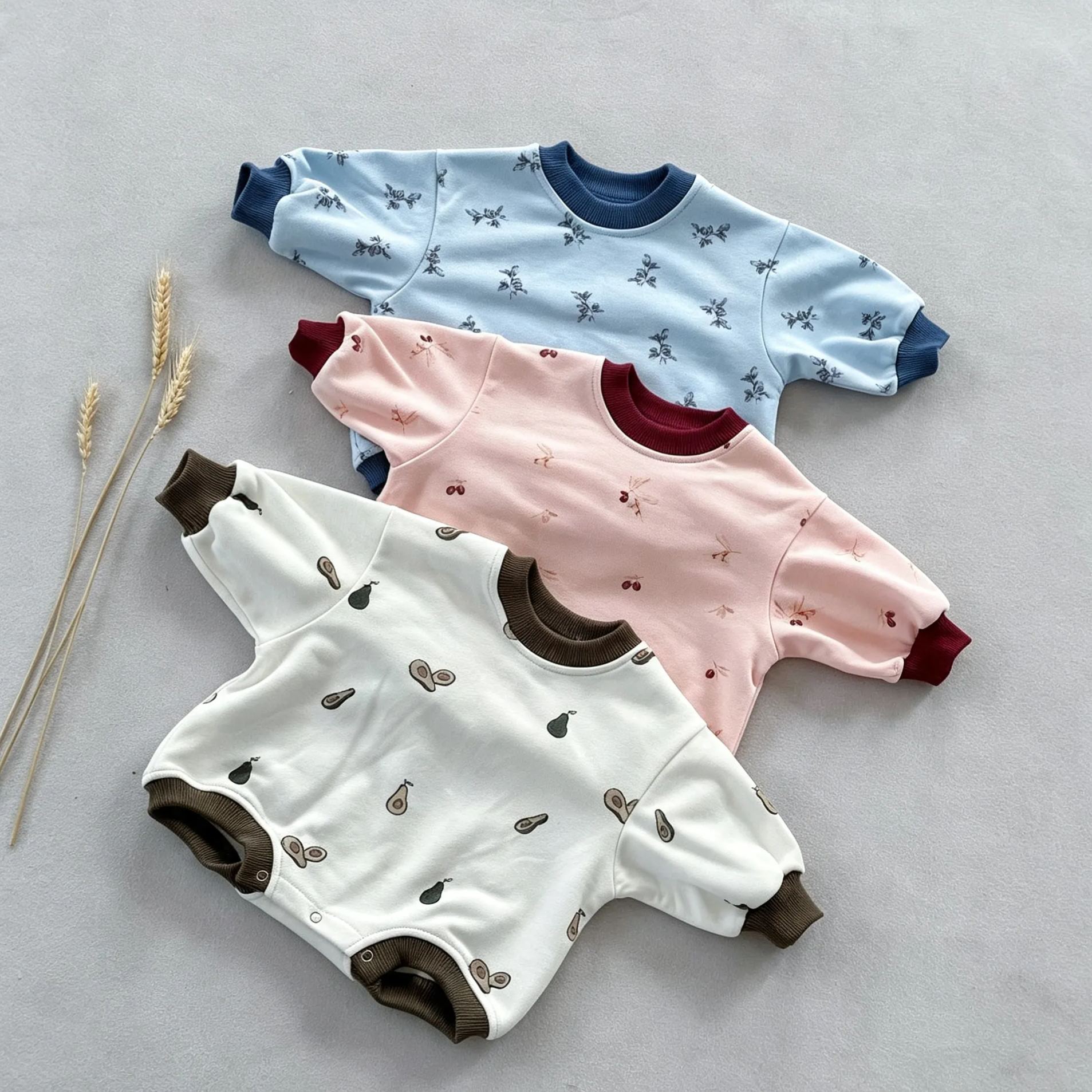 Baby Fruit Triangle Onesie