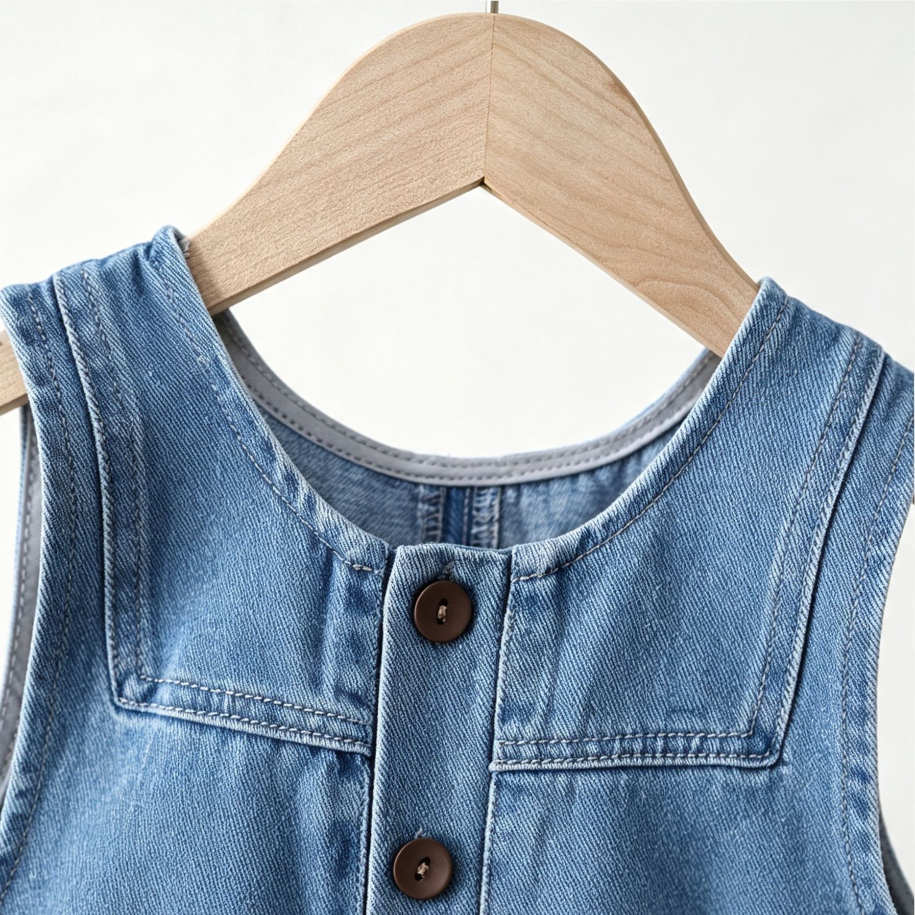Kids Soft Denim Overalls