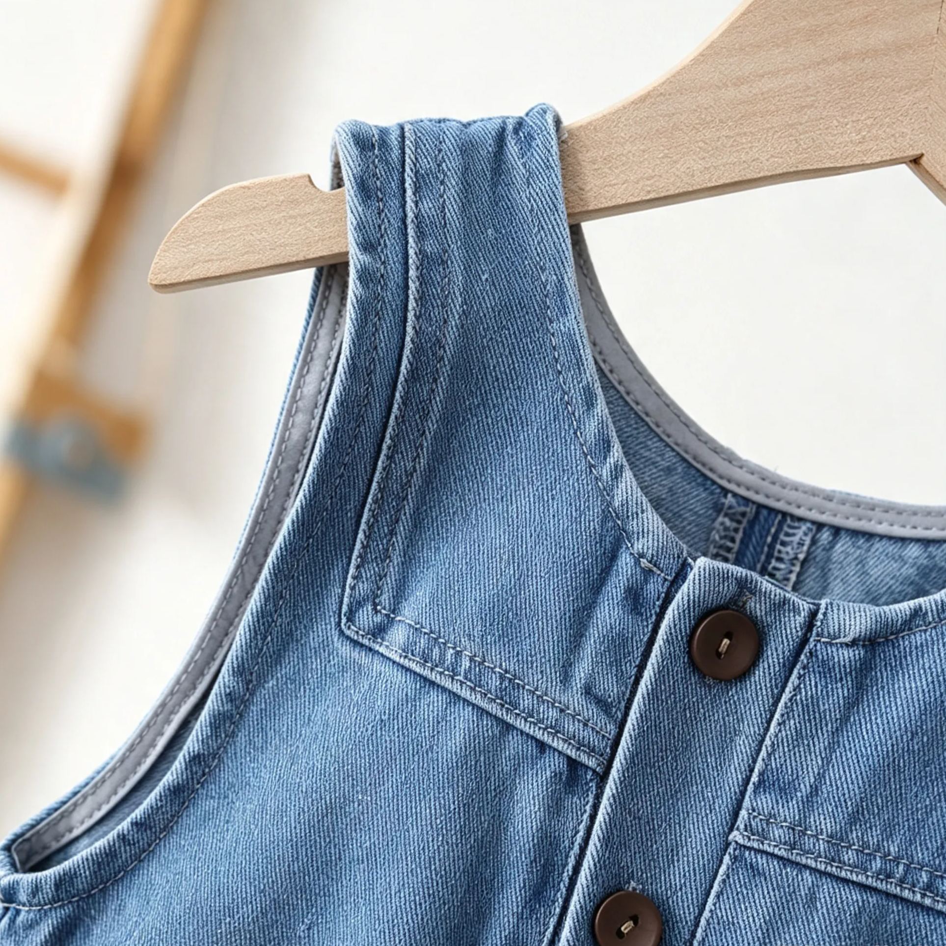 Kids Soft Denim Overalls