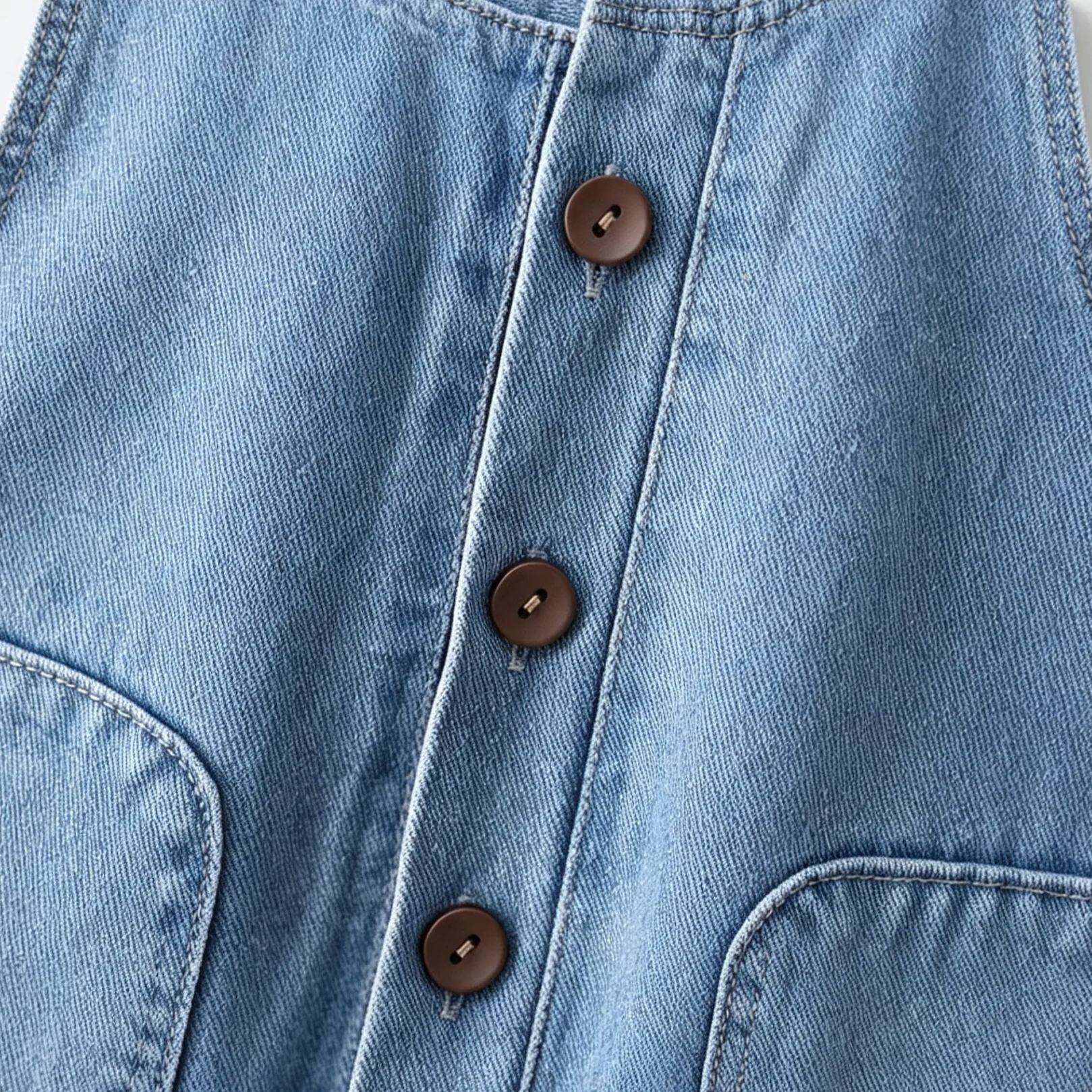 Kids Soft Denim Overalls