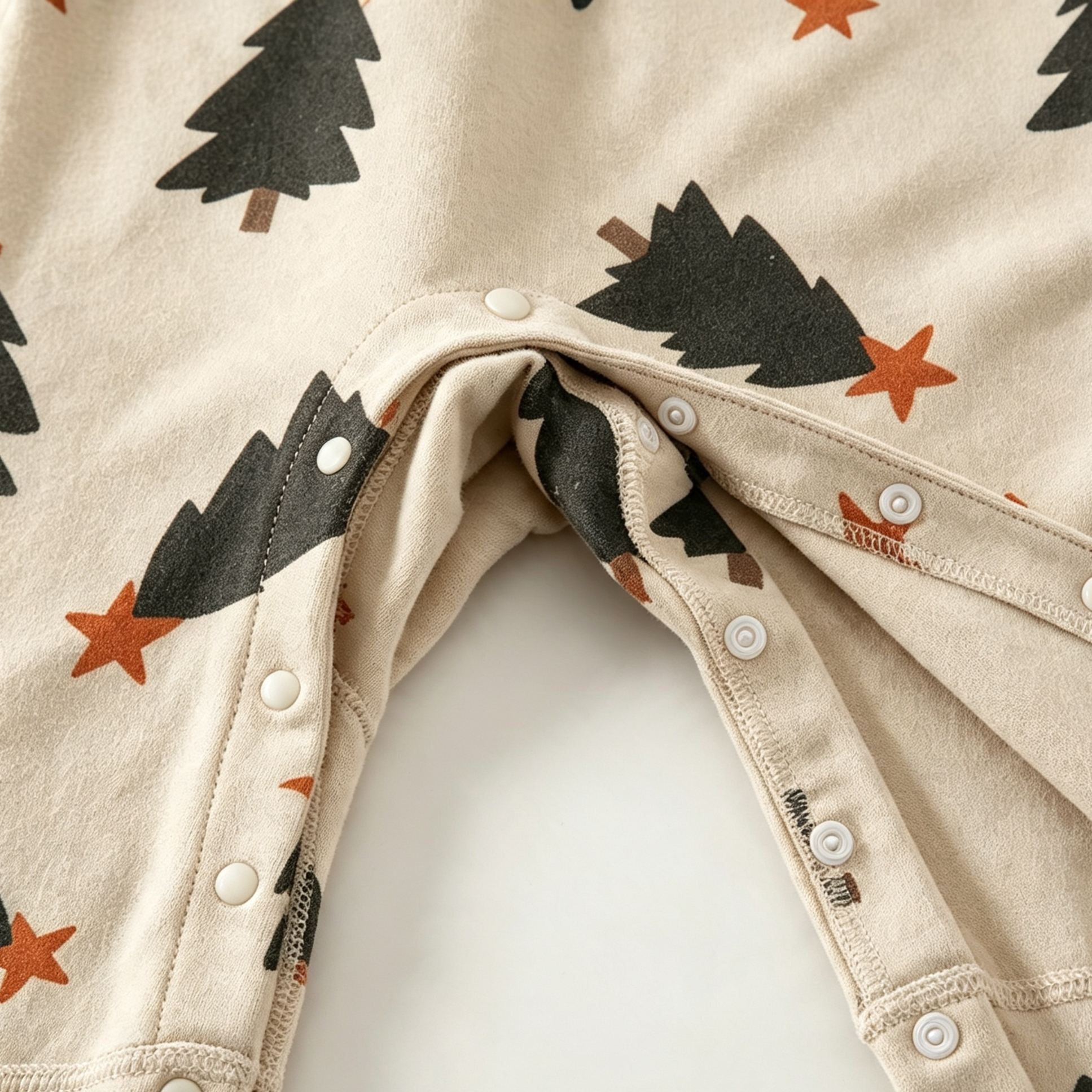 Baby Christmas Tree Print Onesie