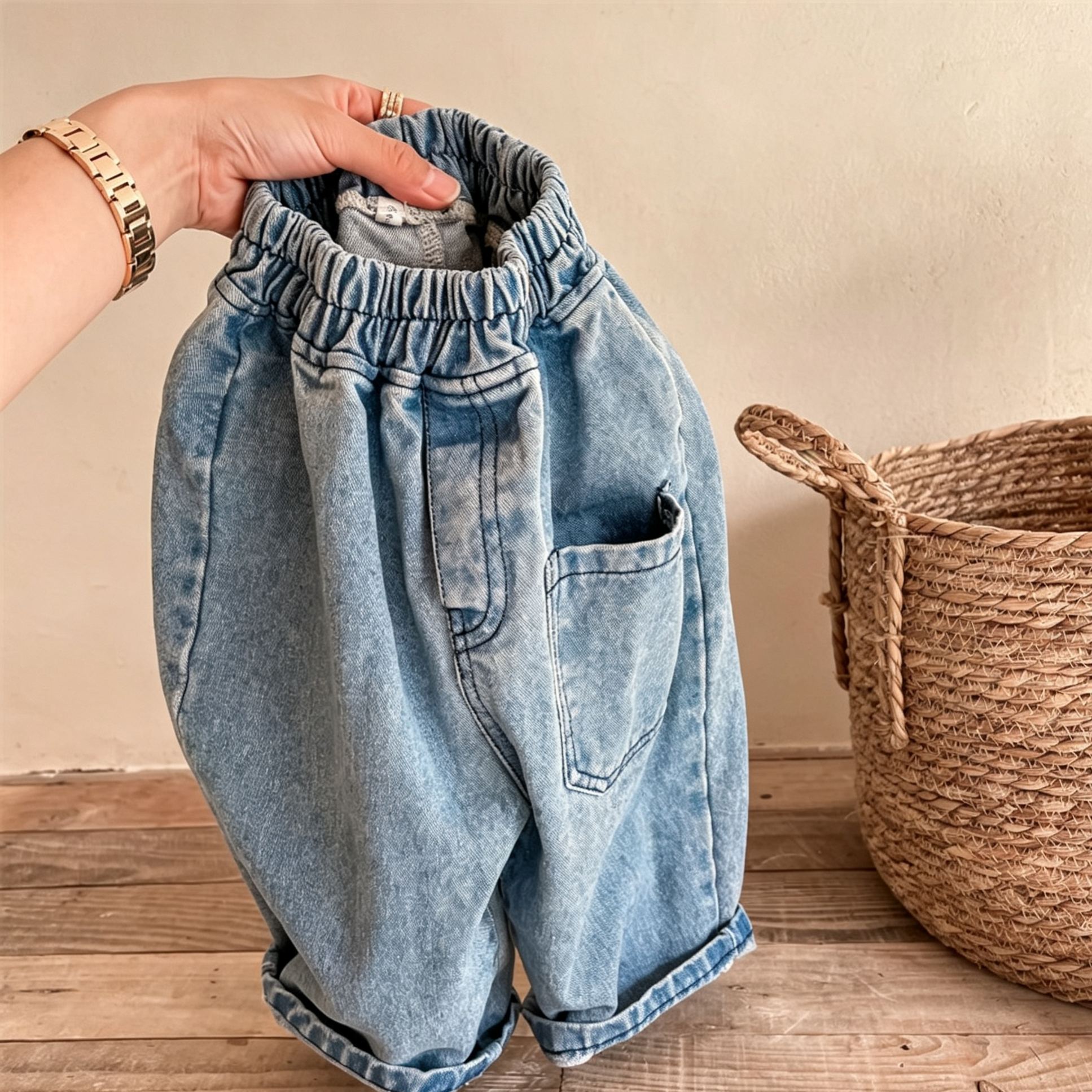 Kids Pocket Denim Harlan Pants