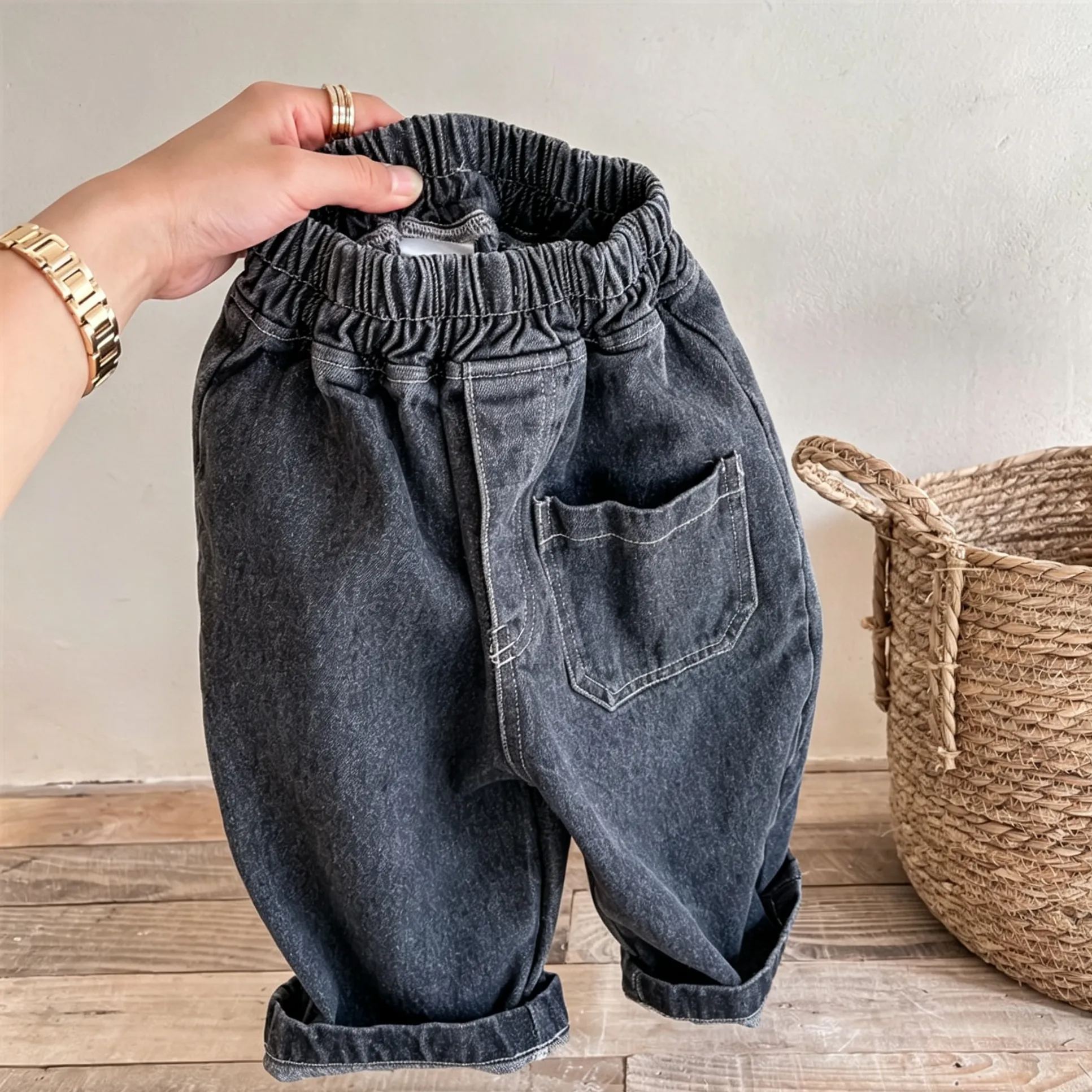 Kids Pocket Denim Harlan Pants