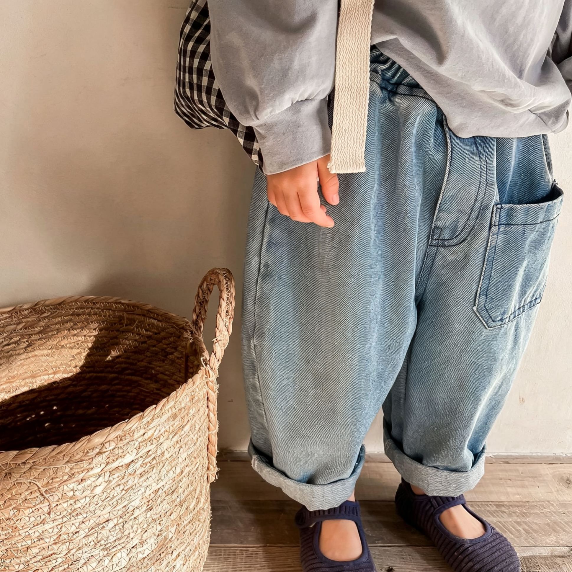 Kids Pocket Denim Harlan Pants