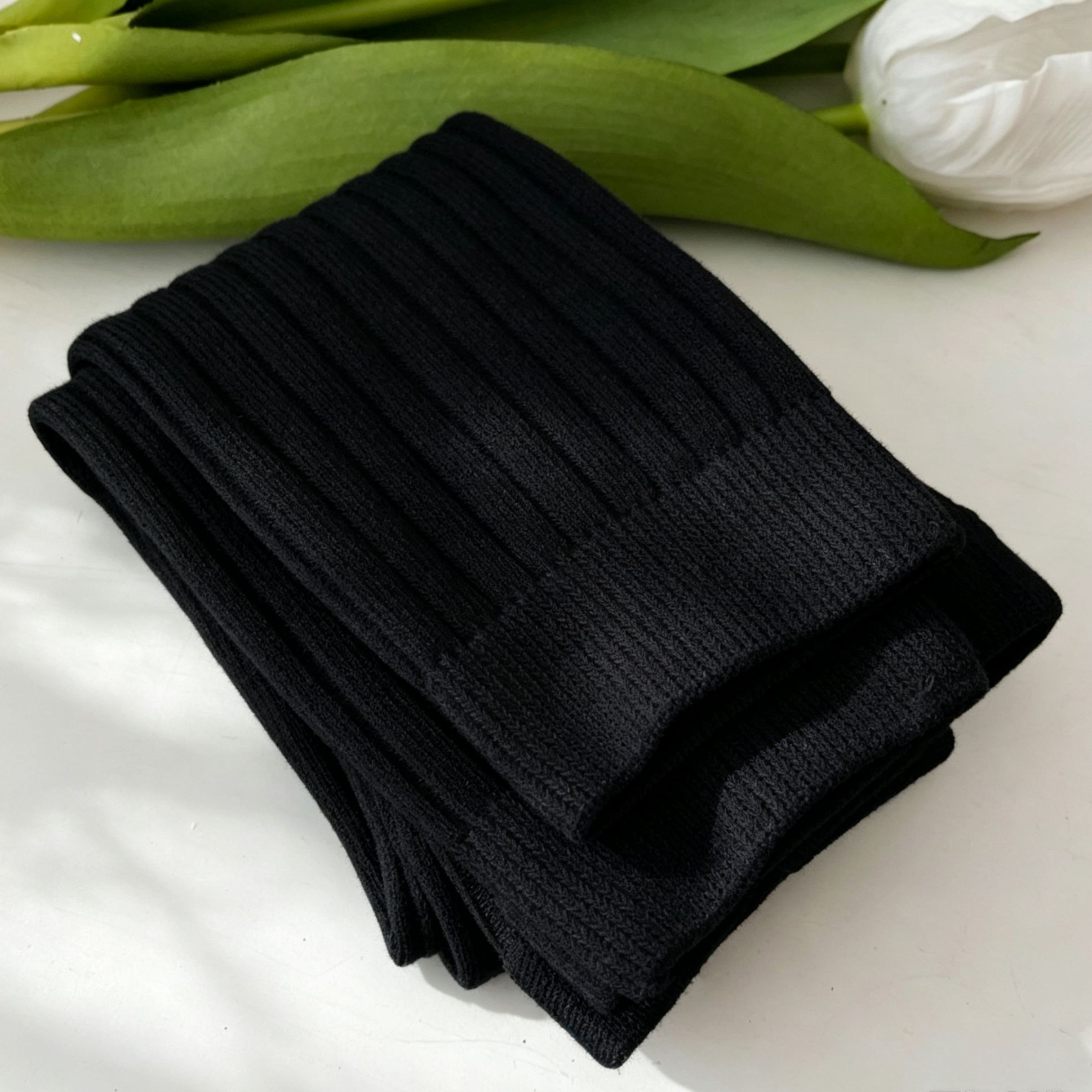 Baby & Kid Solid Color Ribbing Base layer Pants