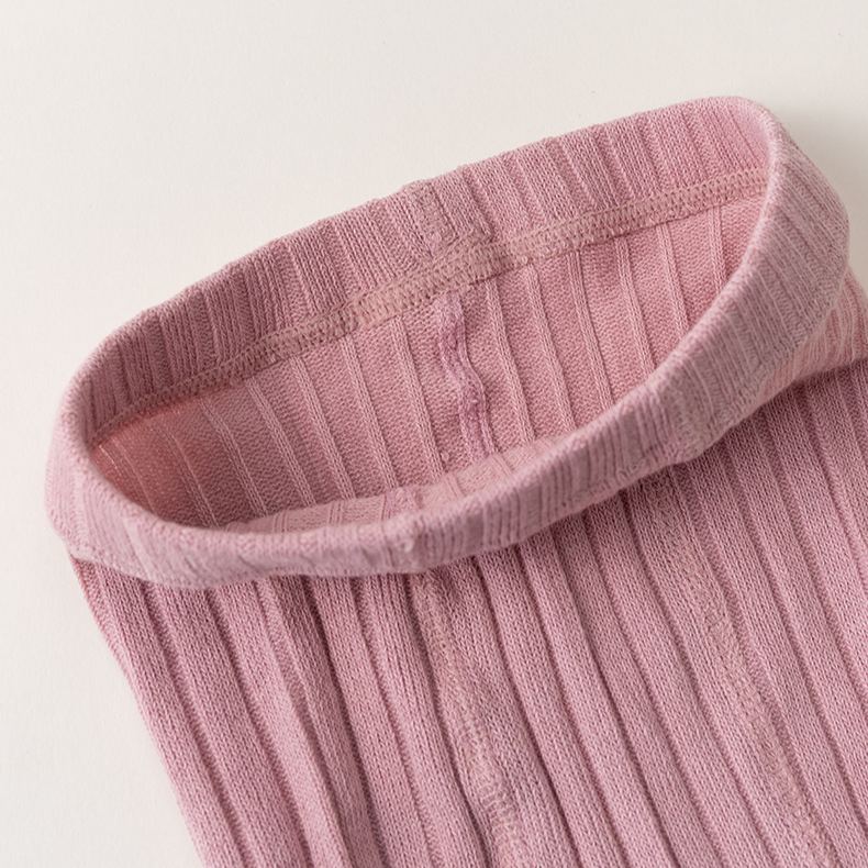 Baby & Kid Solid Color Ribbing Base layer Pants