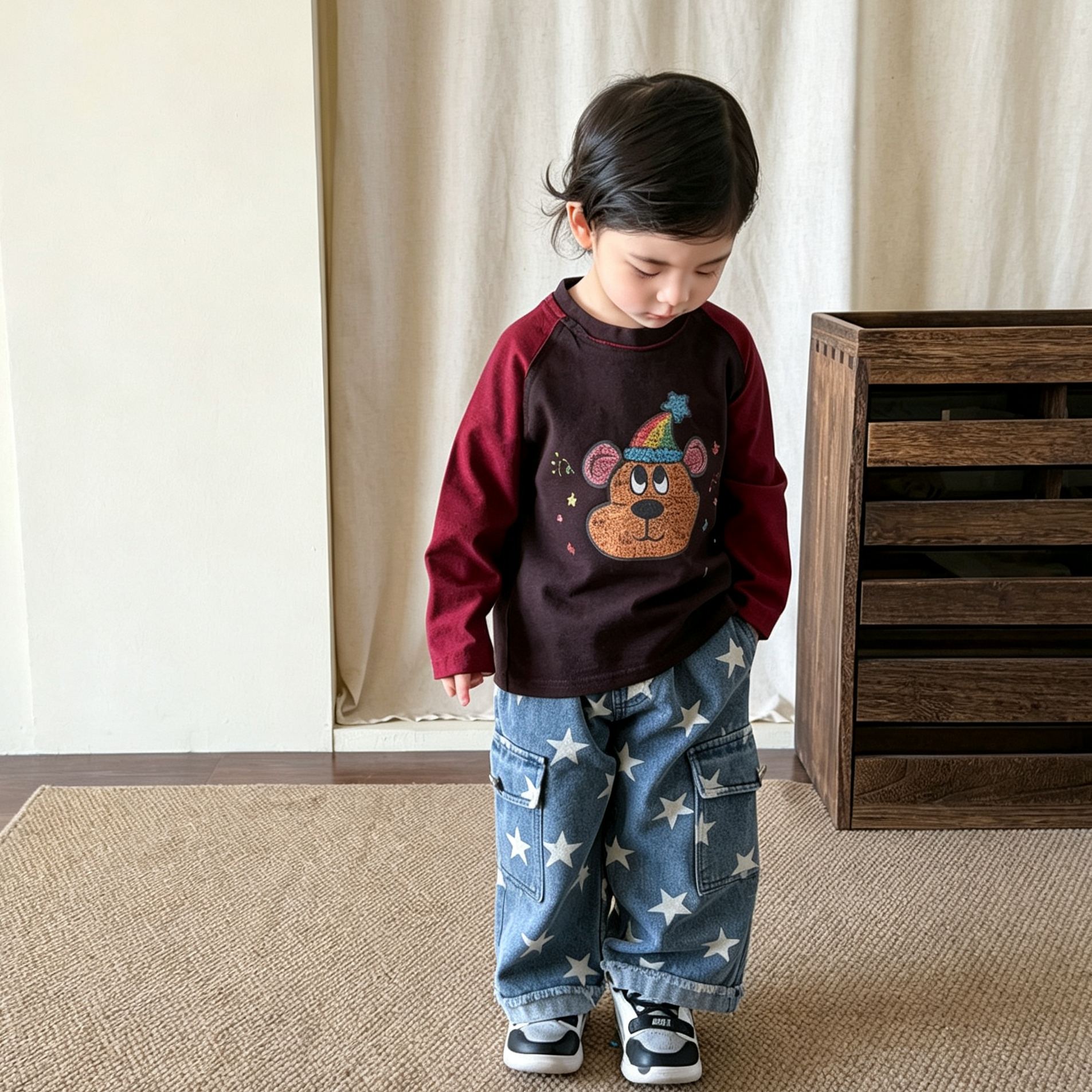 Baby Toddler Star Denim Cargo Pants
