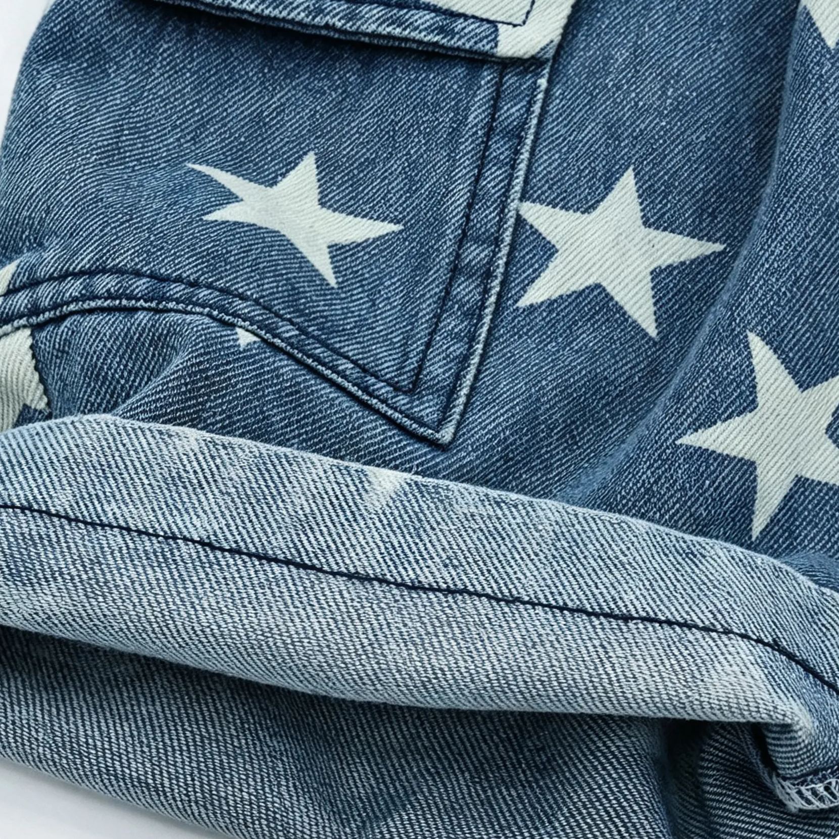 Baby Toddler Star Denim Cargo Pants