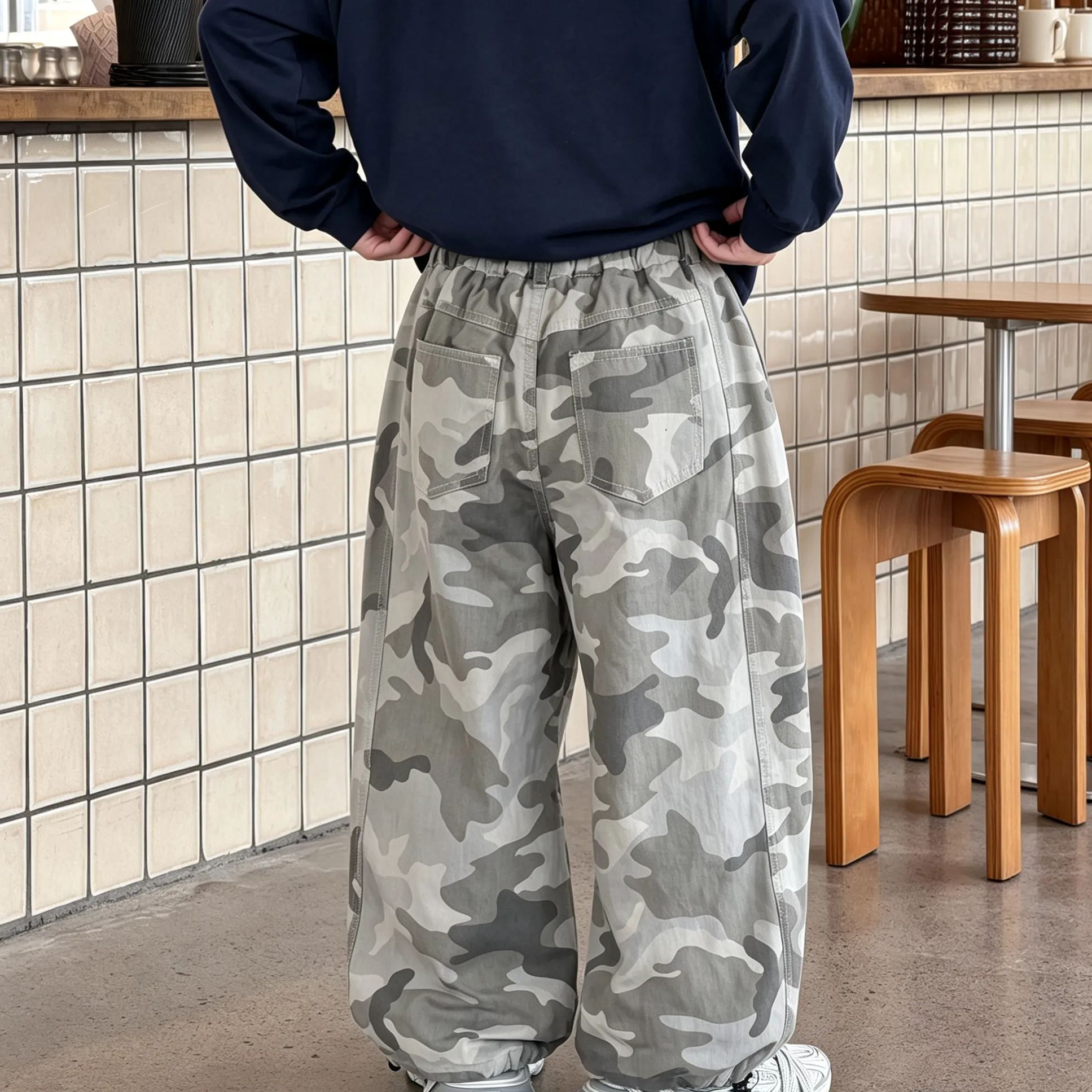 Kids Camouflage Cargo Pants