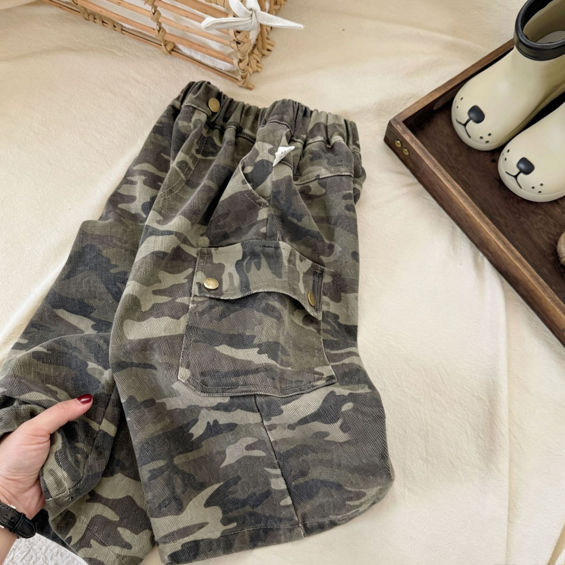 Kids Camouflage Cargo Pants