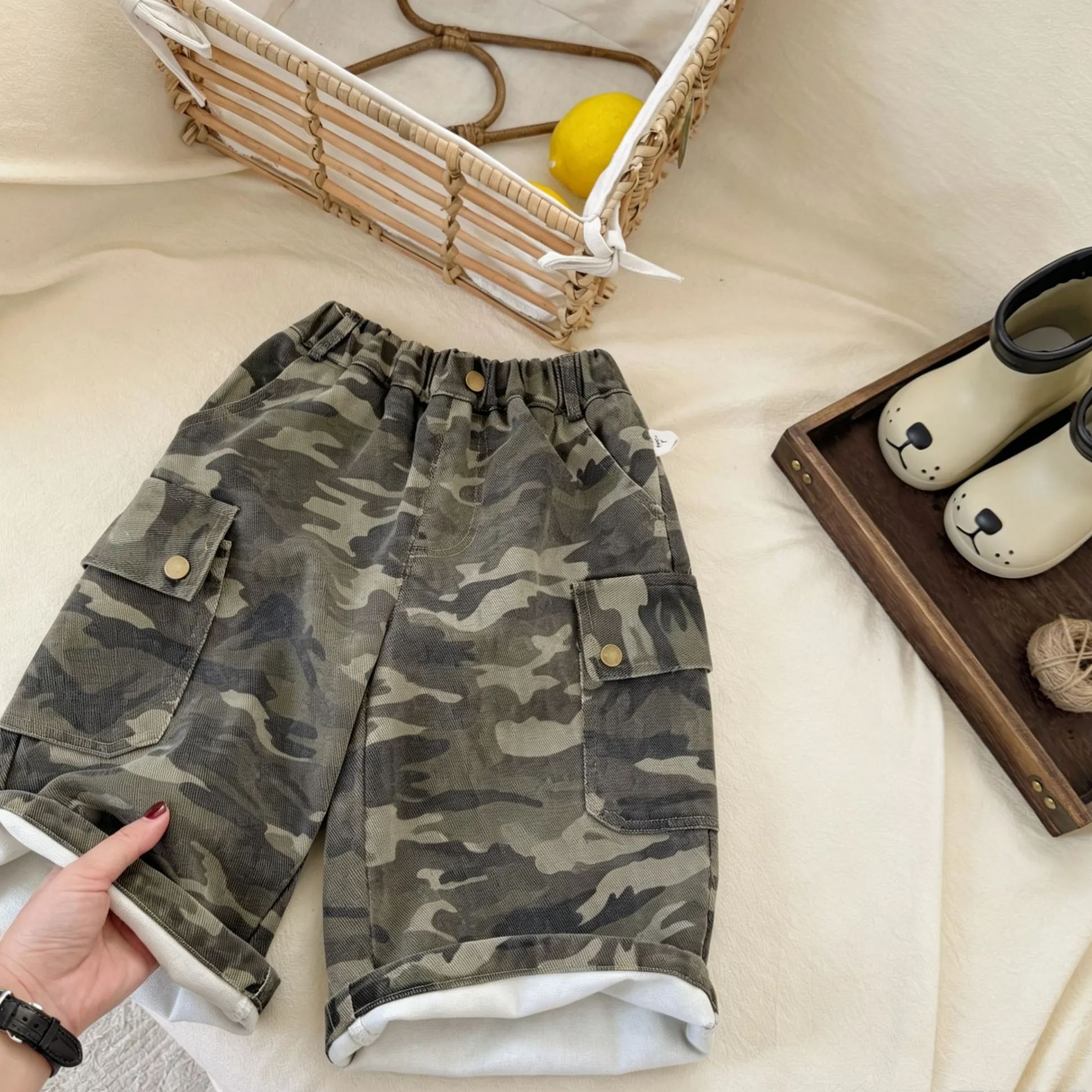 Kids Camouflage Cargo Pants
