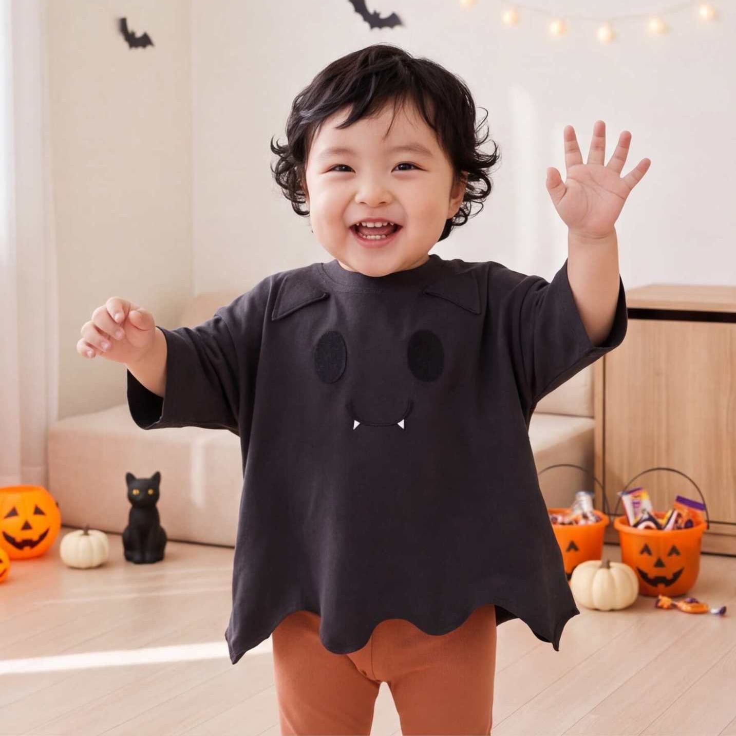 Baby & Kid Halloween Ghost Shaped Top