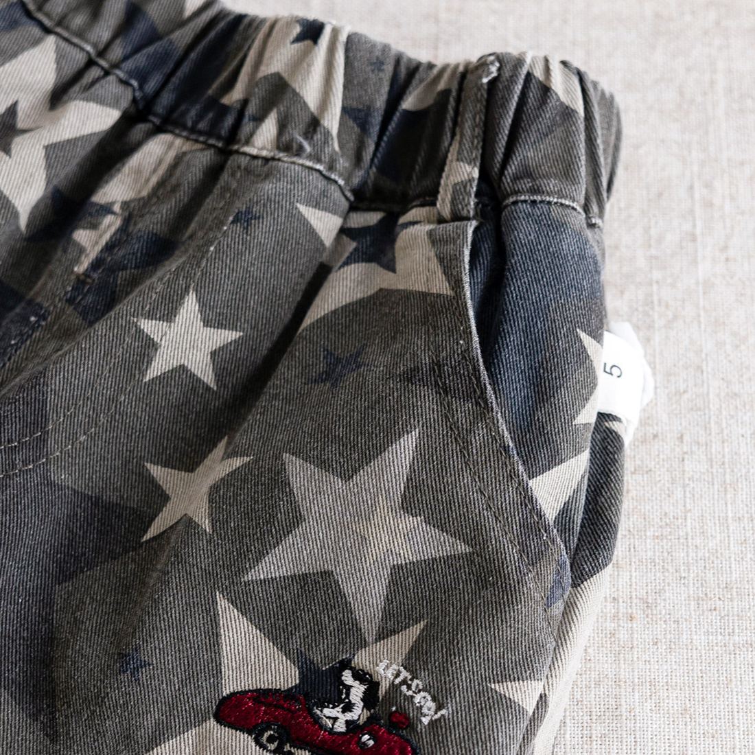 Kids Star Camouflage Cargo Pants 