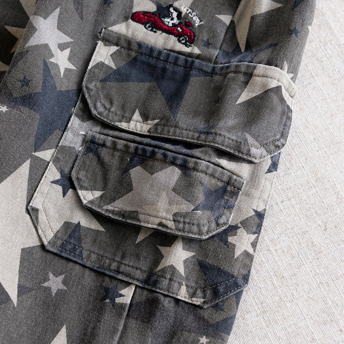 Kids Star Camouflage Cargo Pants 