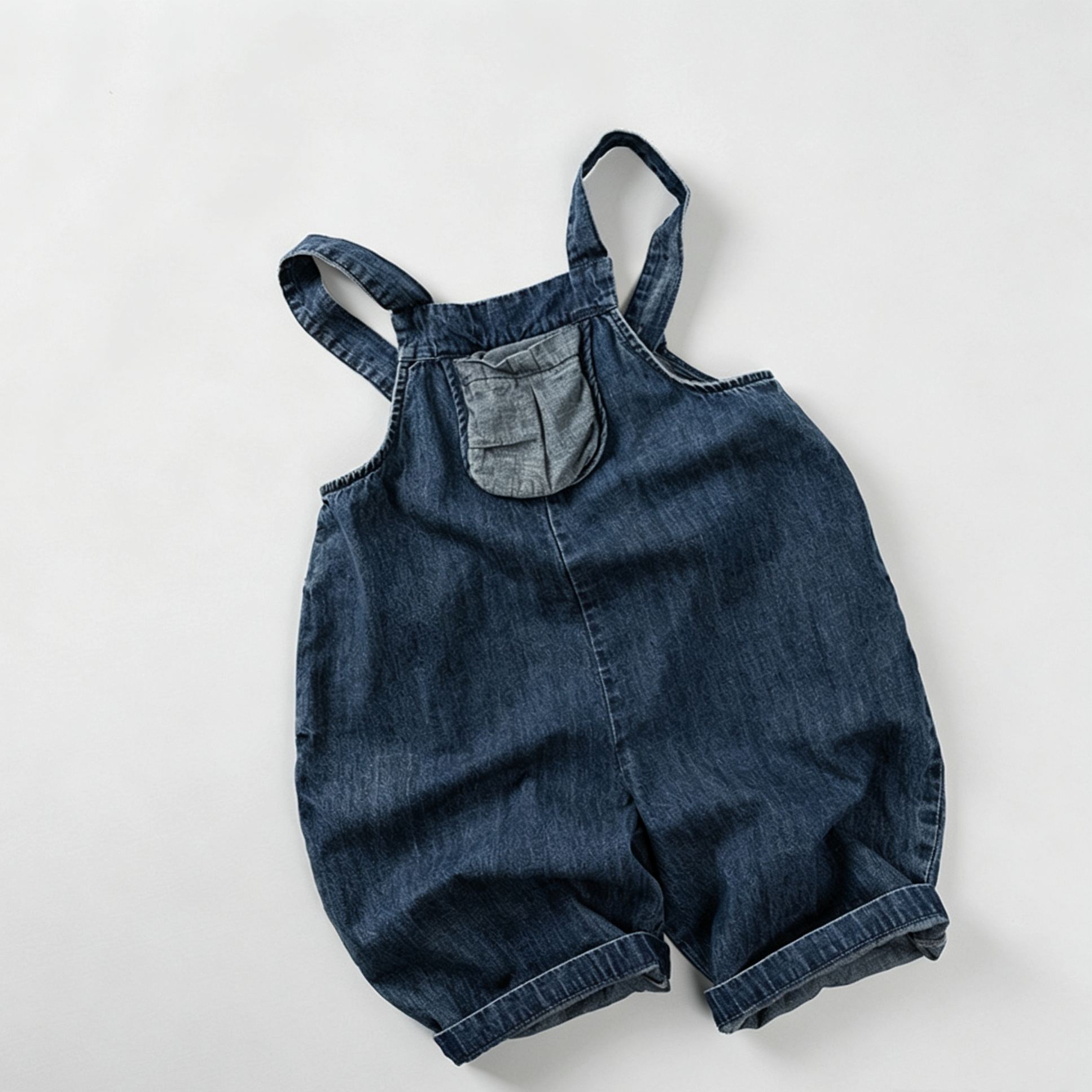 Kids Washed Denim Overalls