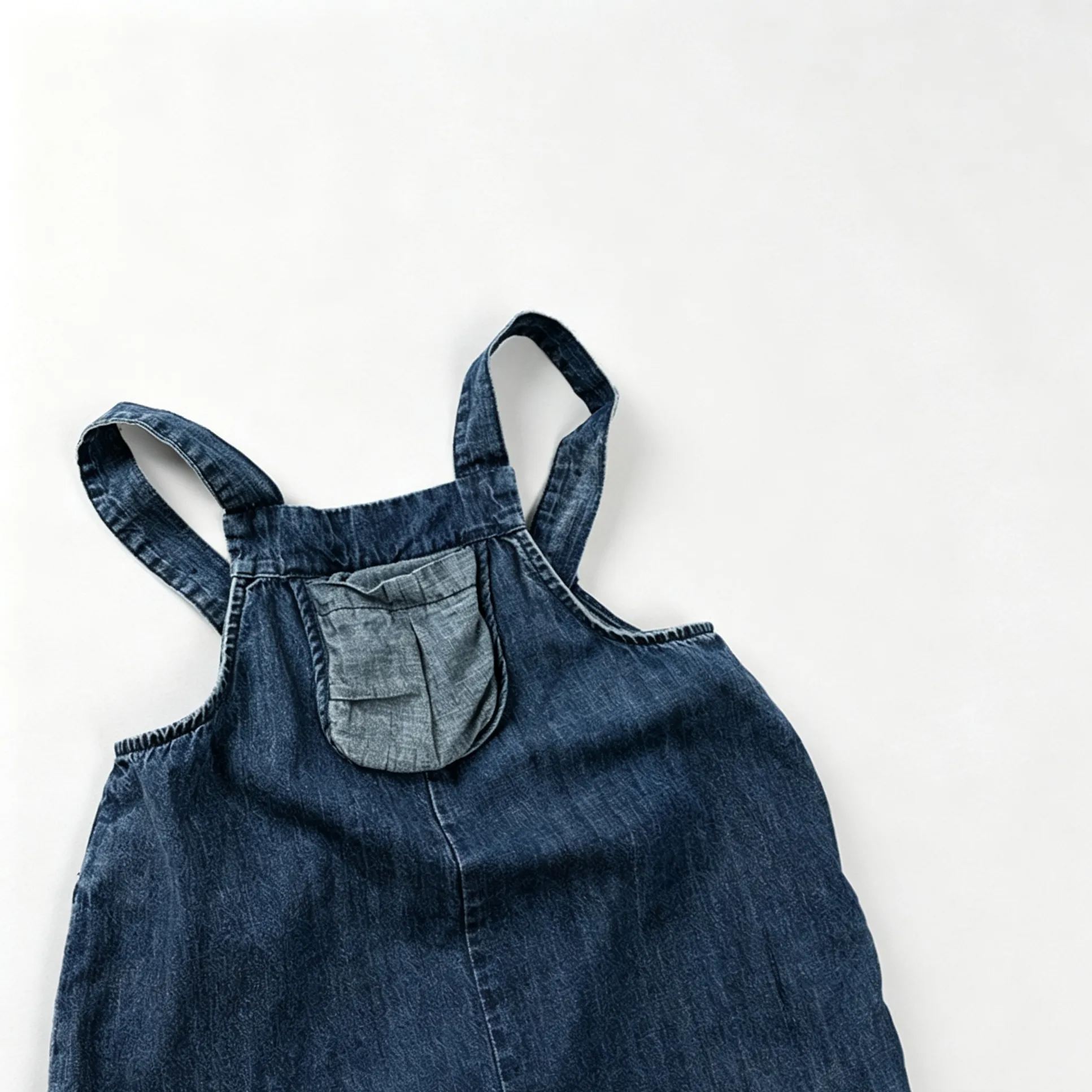 Kids Washed Denim Overalls