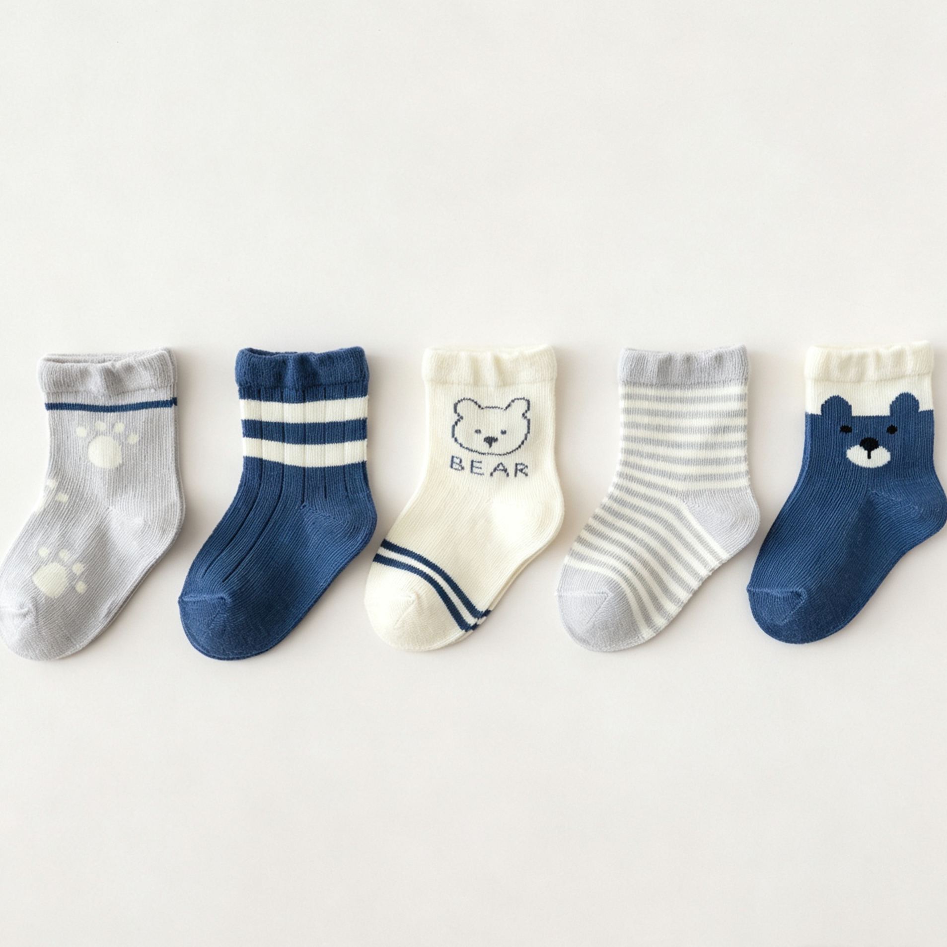 Baby & Kid Bear Stripes Socks 