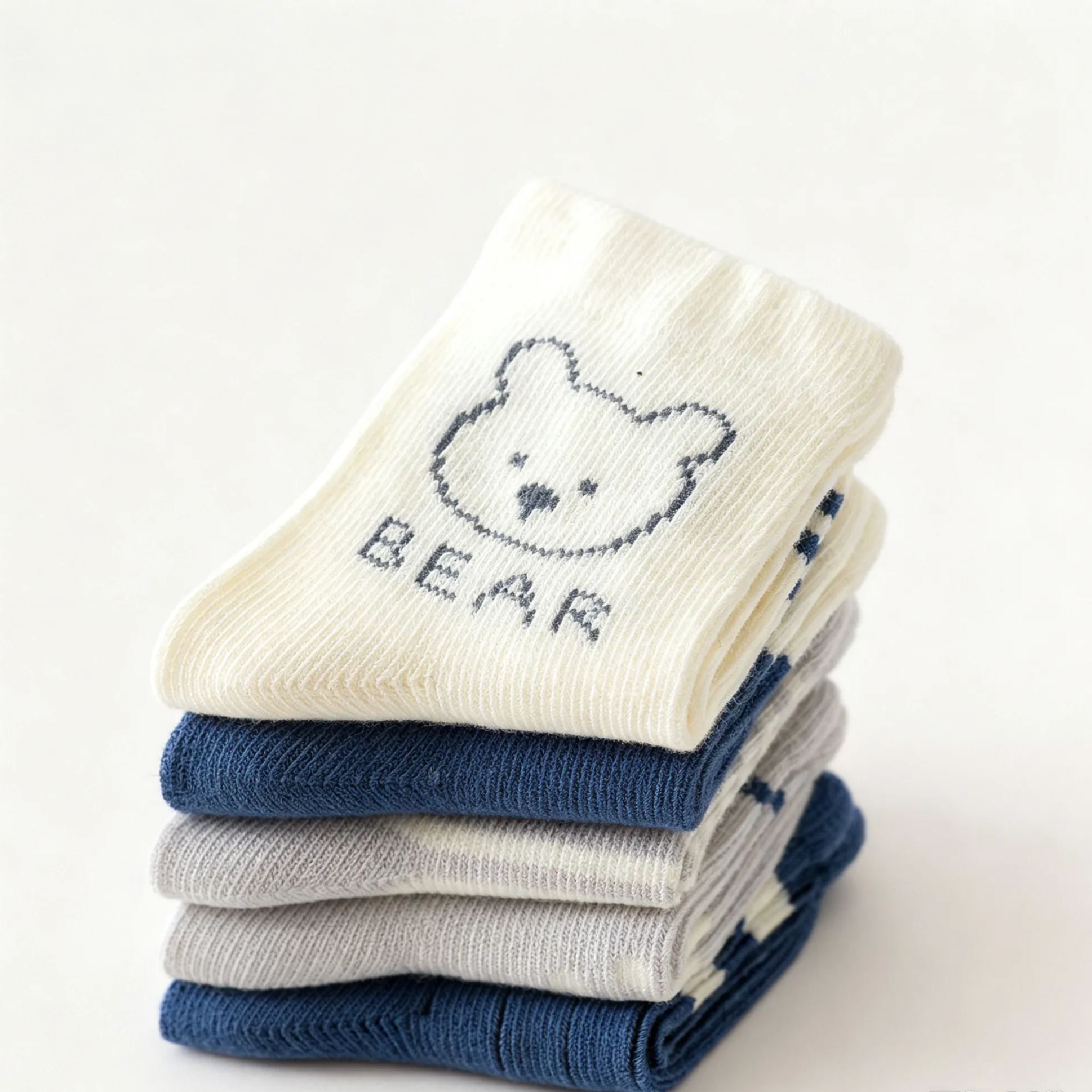 Baby & Kid Bear Stripes Socks 