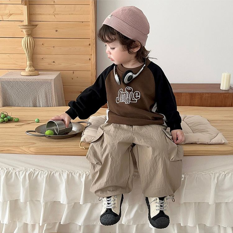 Baby & Kid Solid Color Cargo Pants