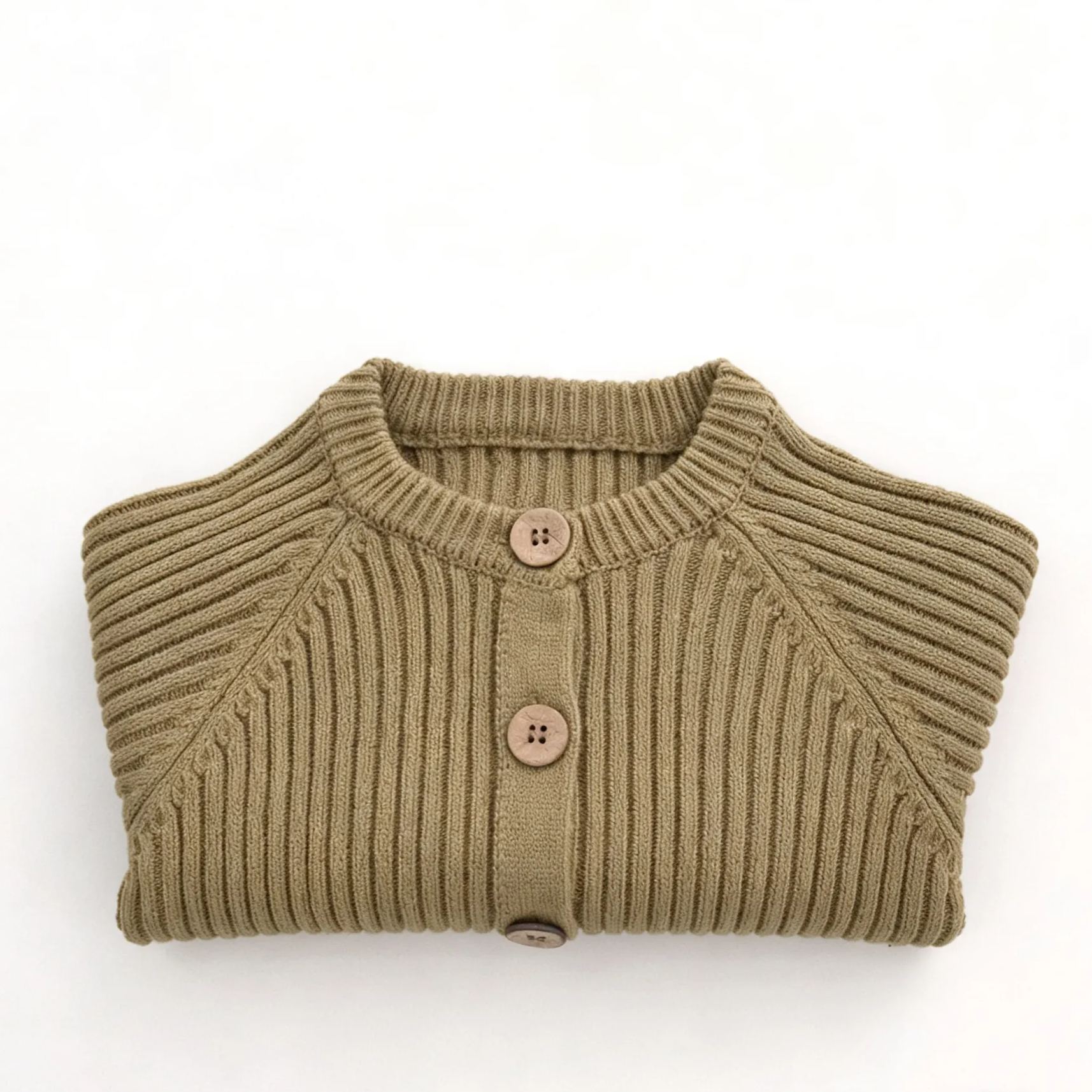 Kids Solid Color Knitting Sweater