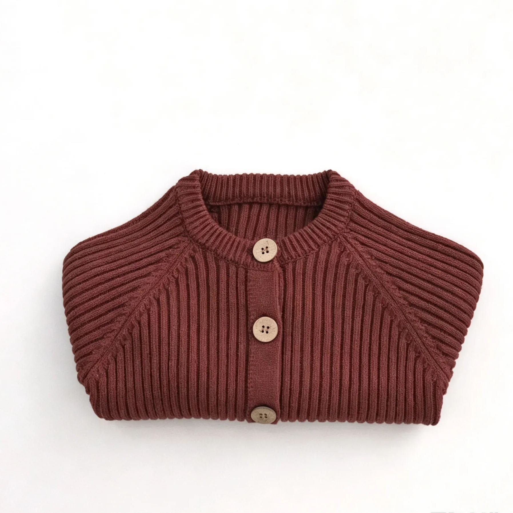 Kids Solid Color Knitting Sweater