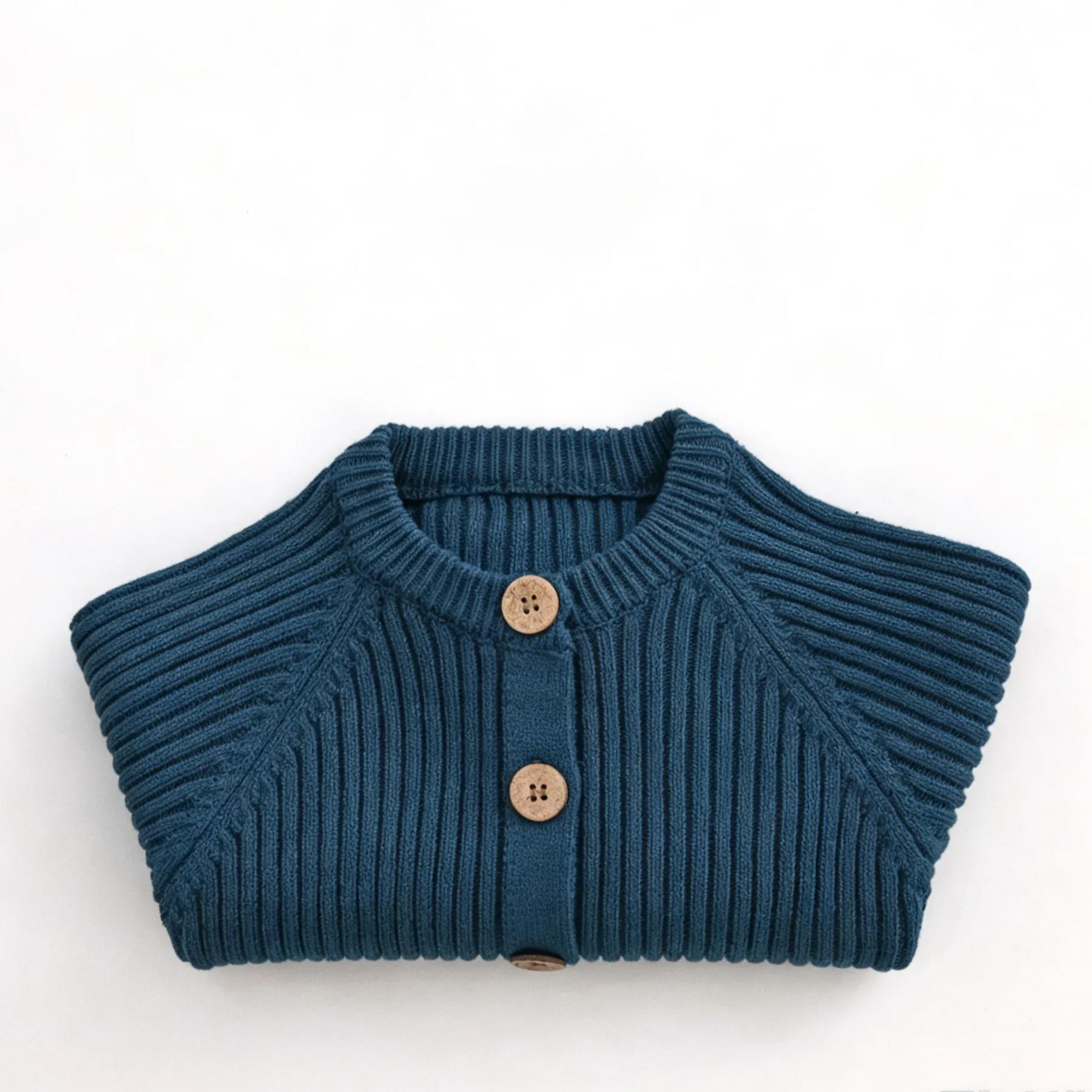 Kids Solid Color Knitting Sweater