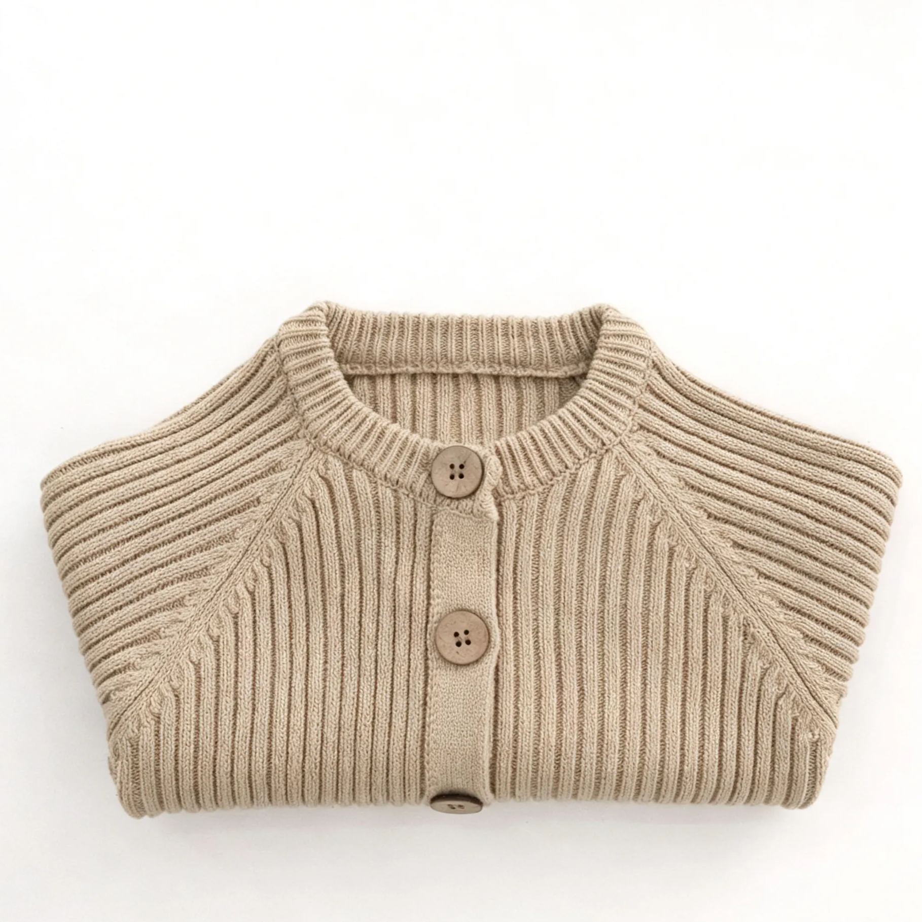 Kids Solid Color Knitting Sweater