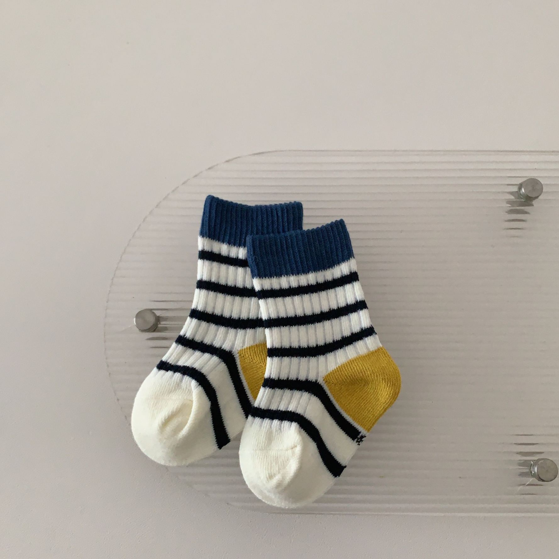 [Copy]Baby& Kid Striped Mid-Calf Socks