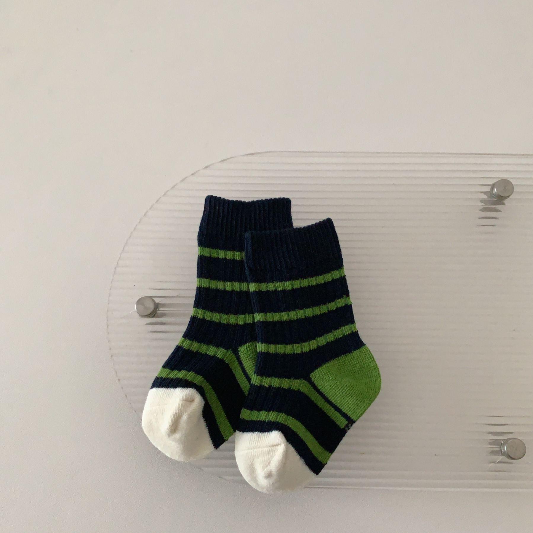 [Copy]Baby& Kid Striped Mid-Calf Socks
