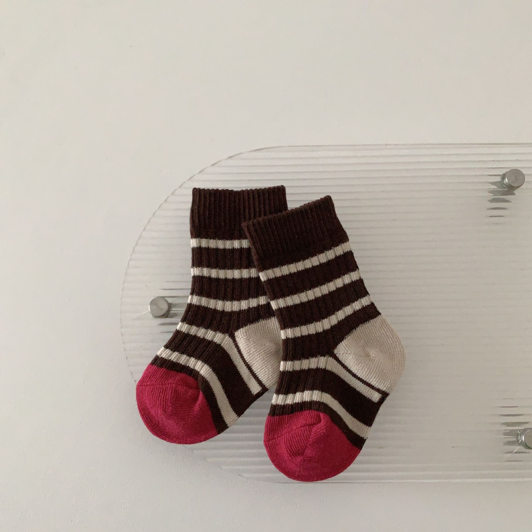 [Copy]Baby& Kid Striped Mid-Calf Socks