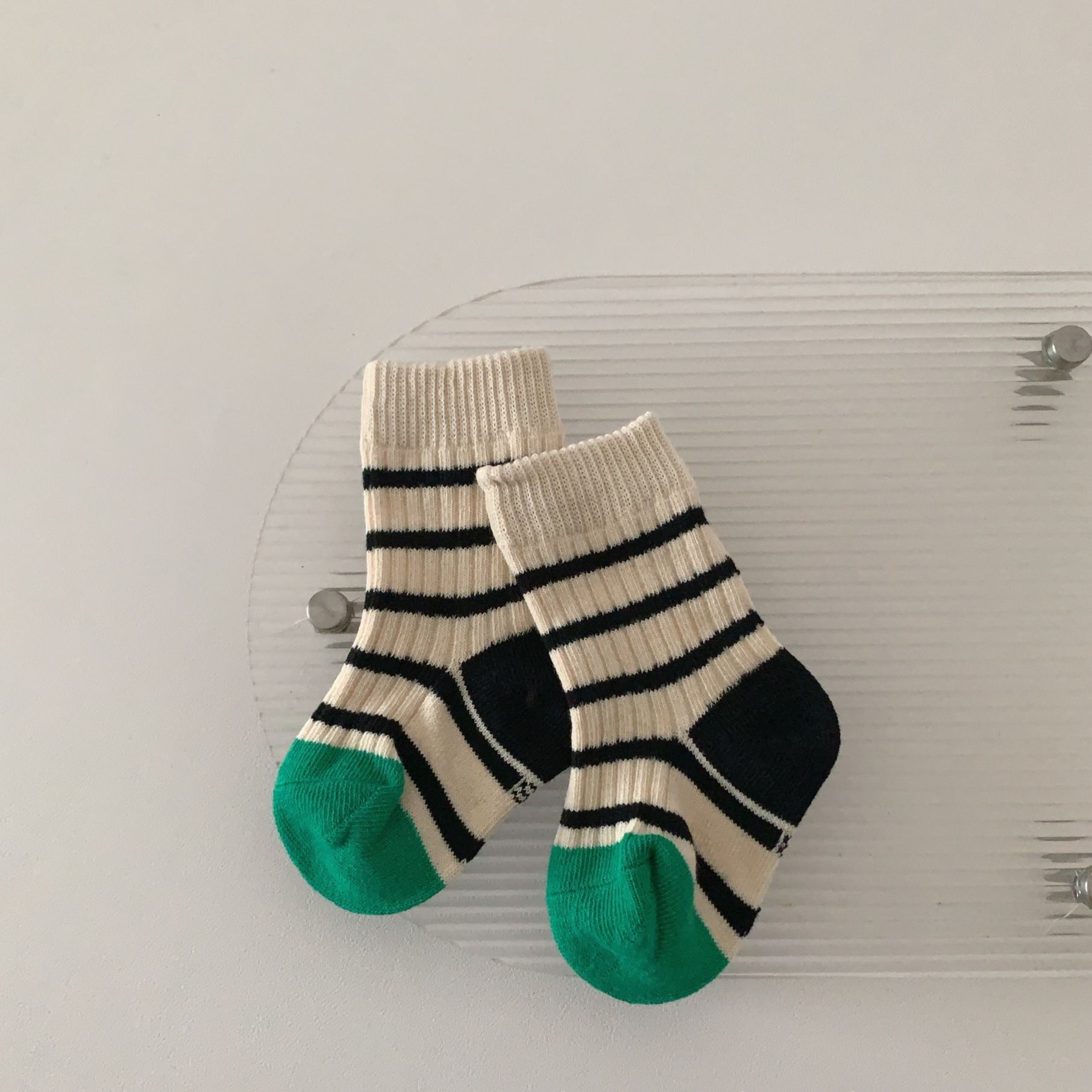 [Copy]Baby& Kid Striped Mid-Calf Socks