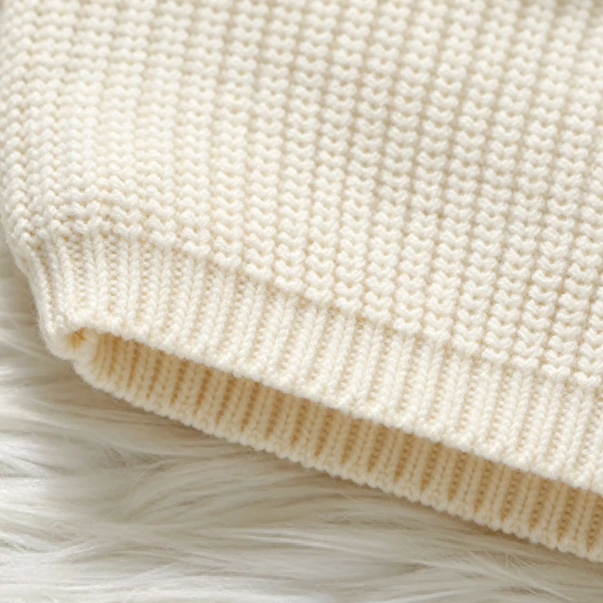 Baby Rugby Letter Embroidery Sweater