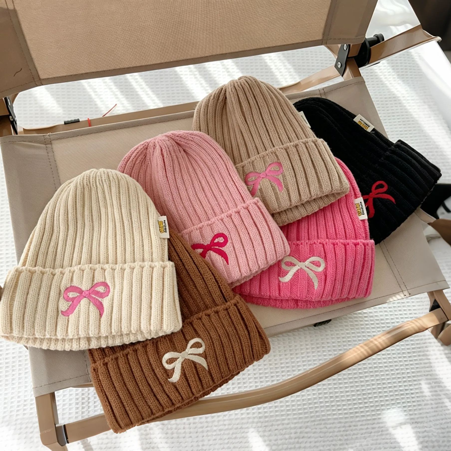 Baby Warm Smile Solid Color Hat