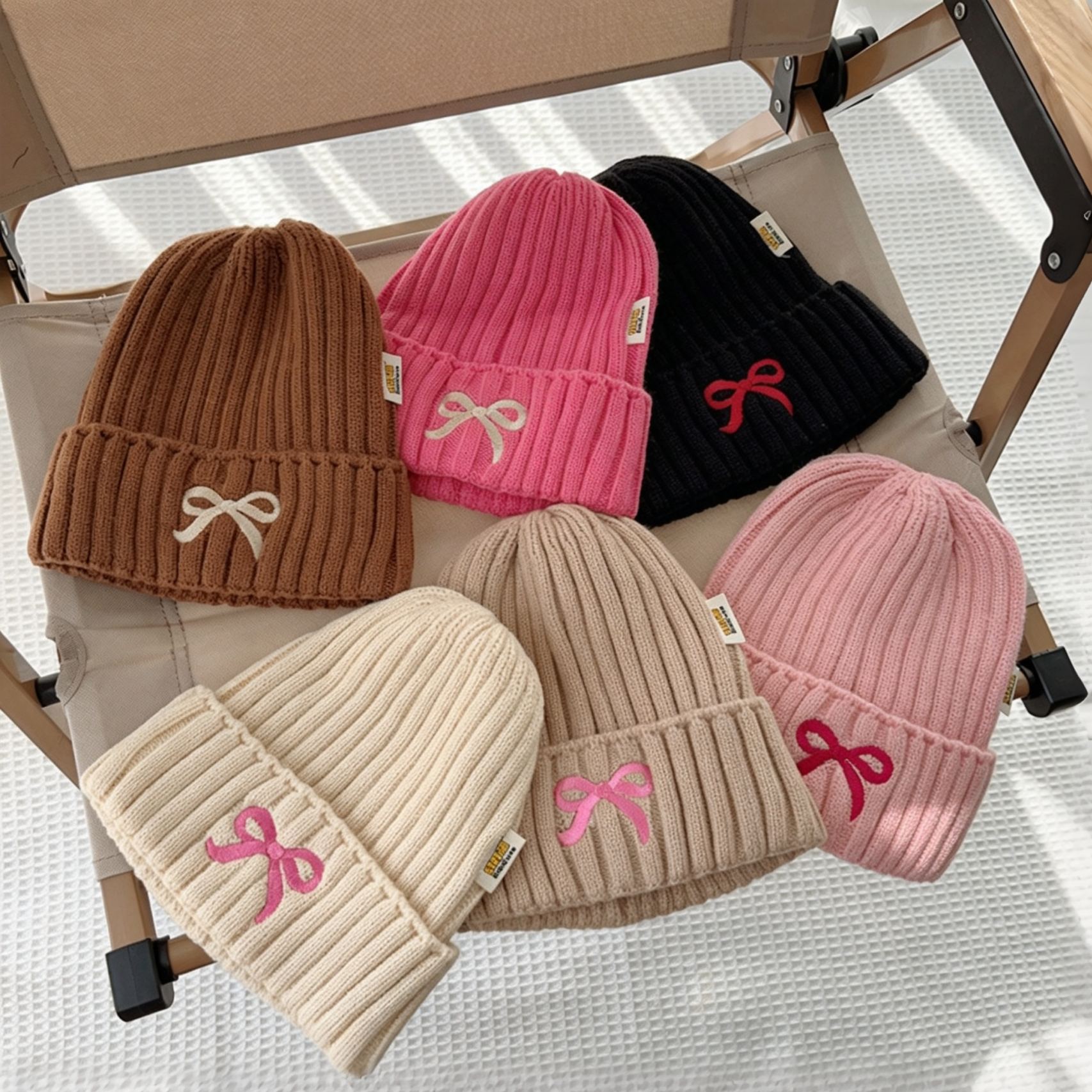 Baby Warm Smile Solid Color Hat