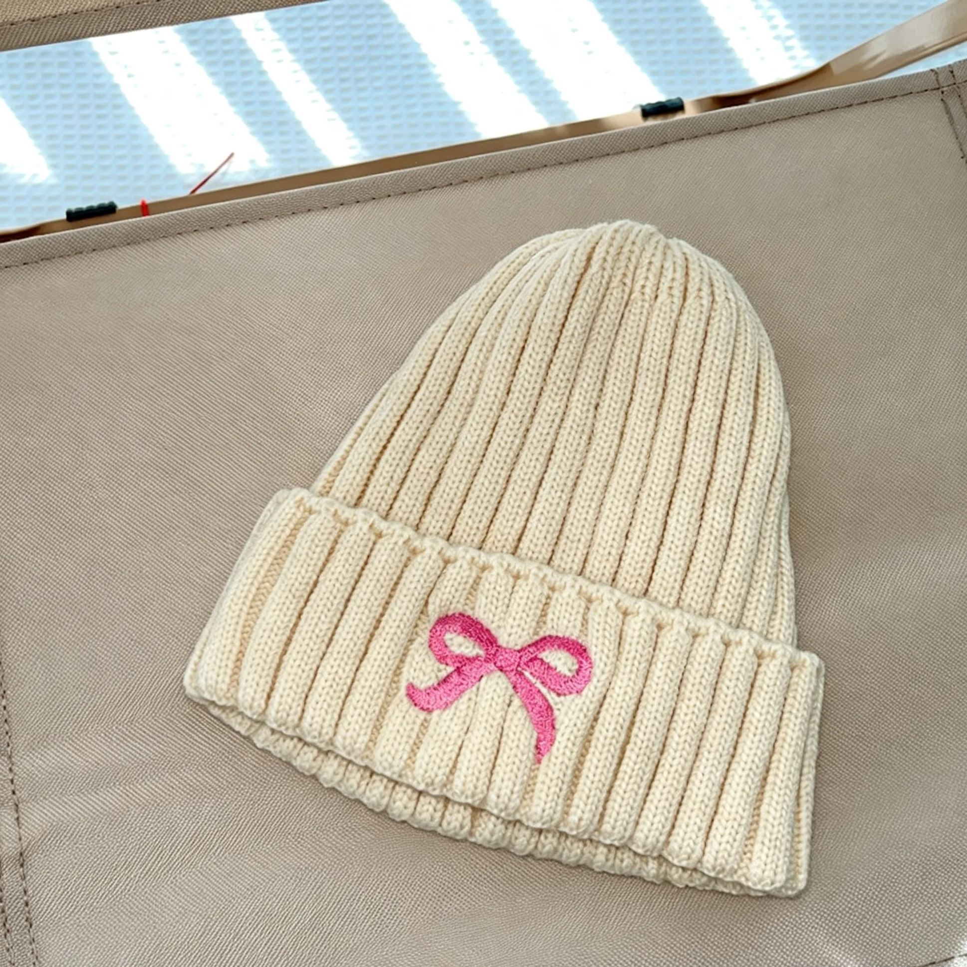 Baby Warm Smile Solid Color Hat