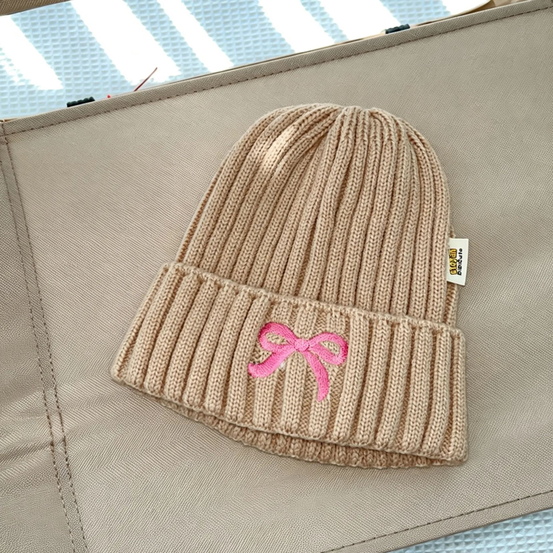 Baby Warm Smile Solid Color Hat