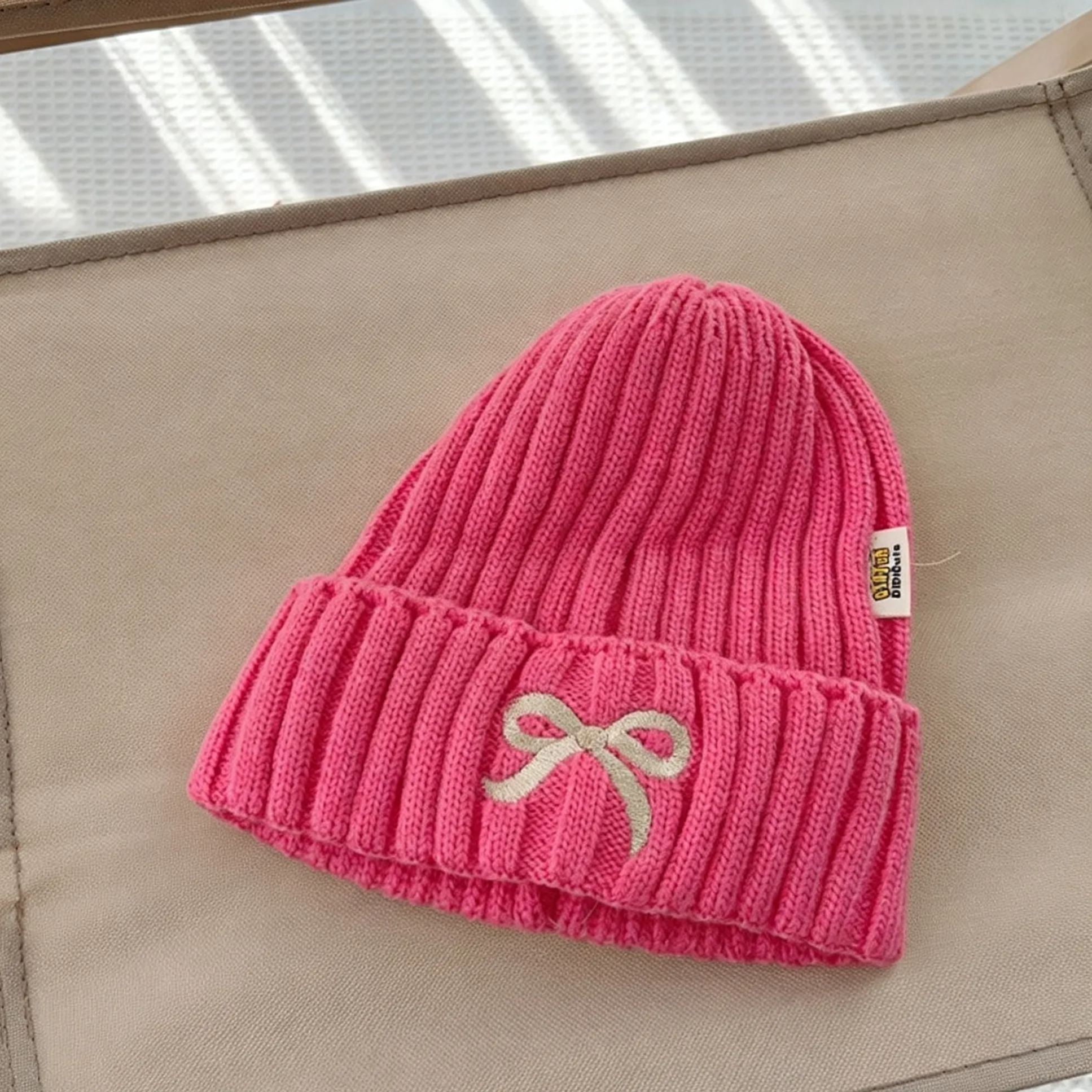 Baby Warm Smile Solid Color Hat