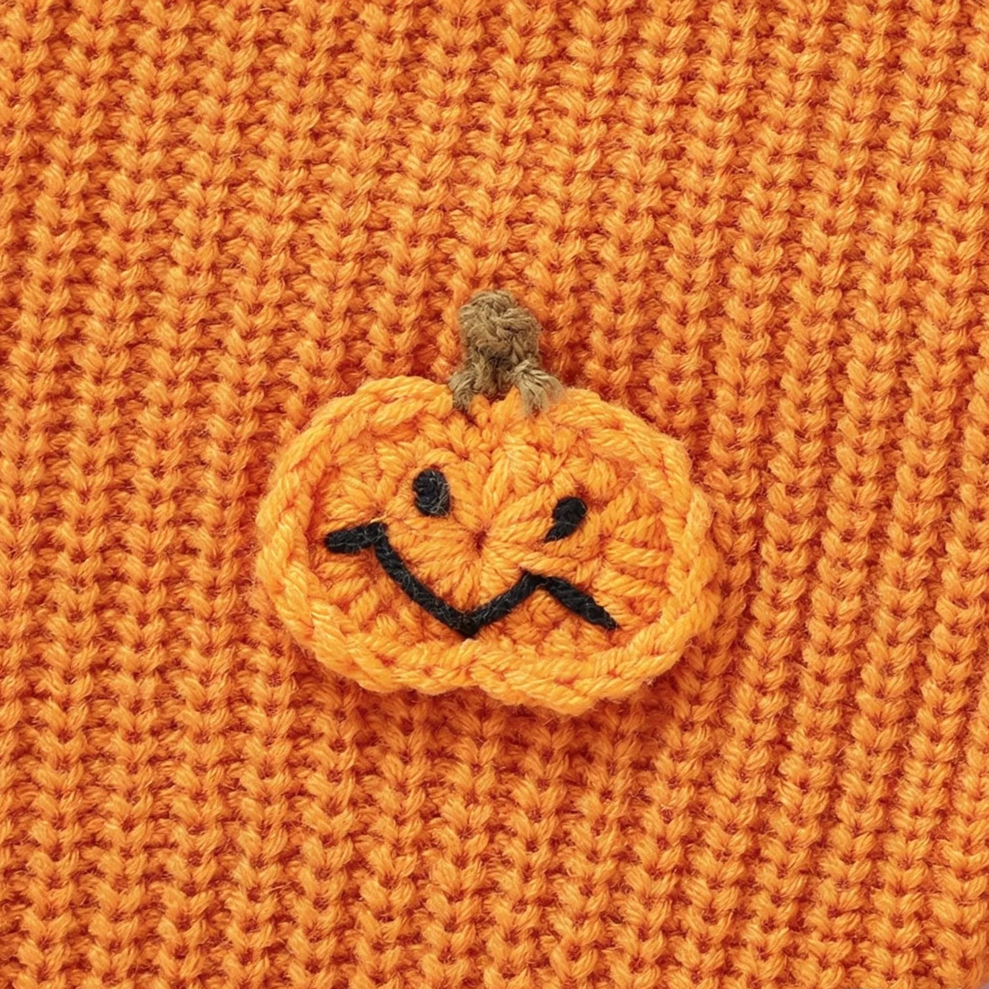 Baby Pumpkin Pattern Romper