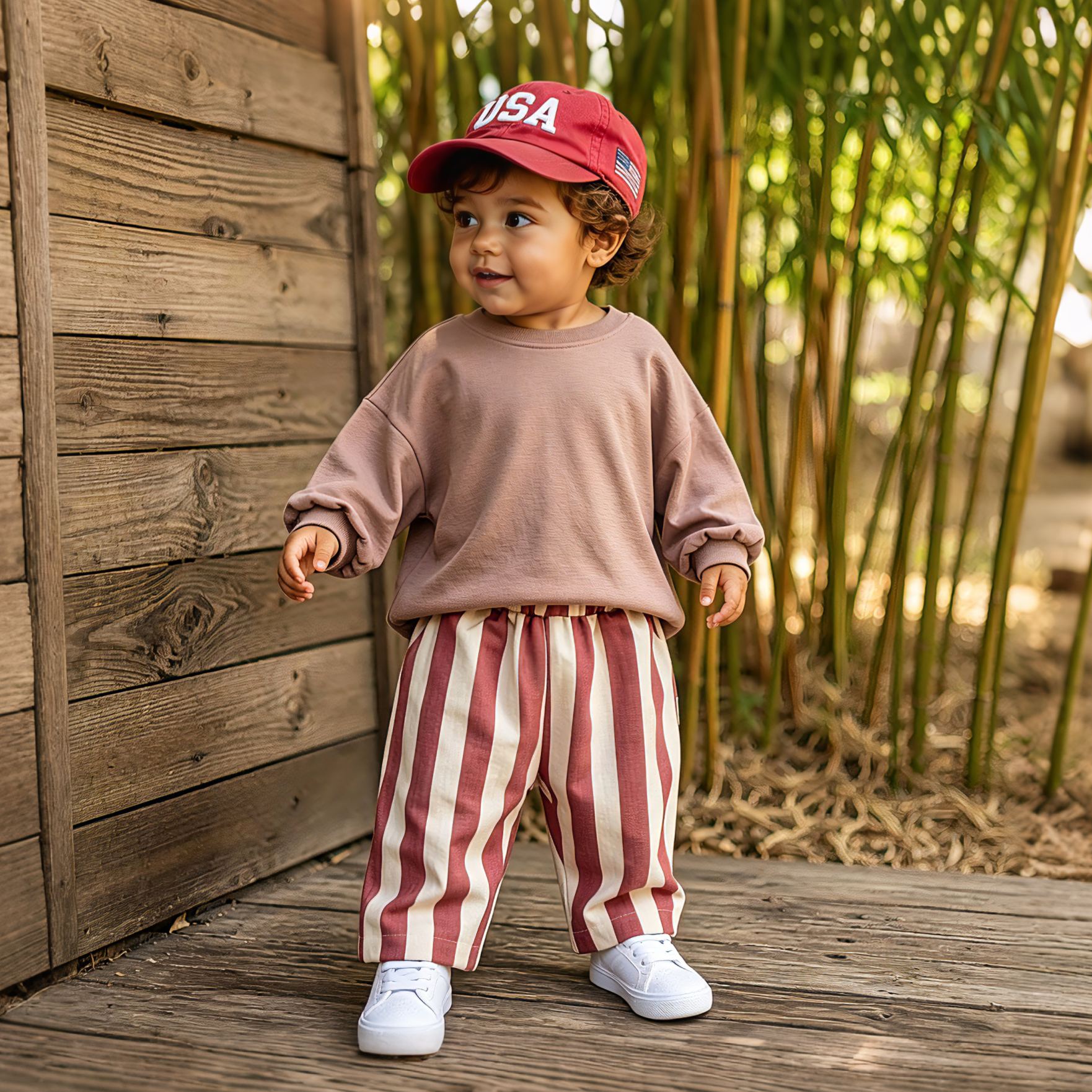 Baby Stripes Casual Pants