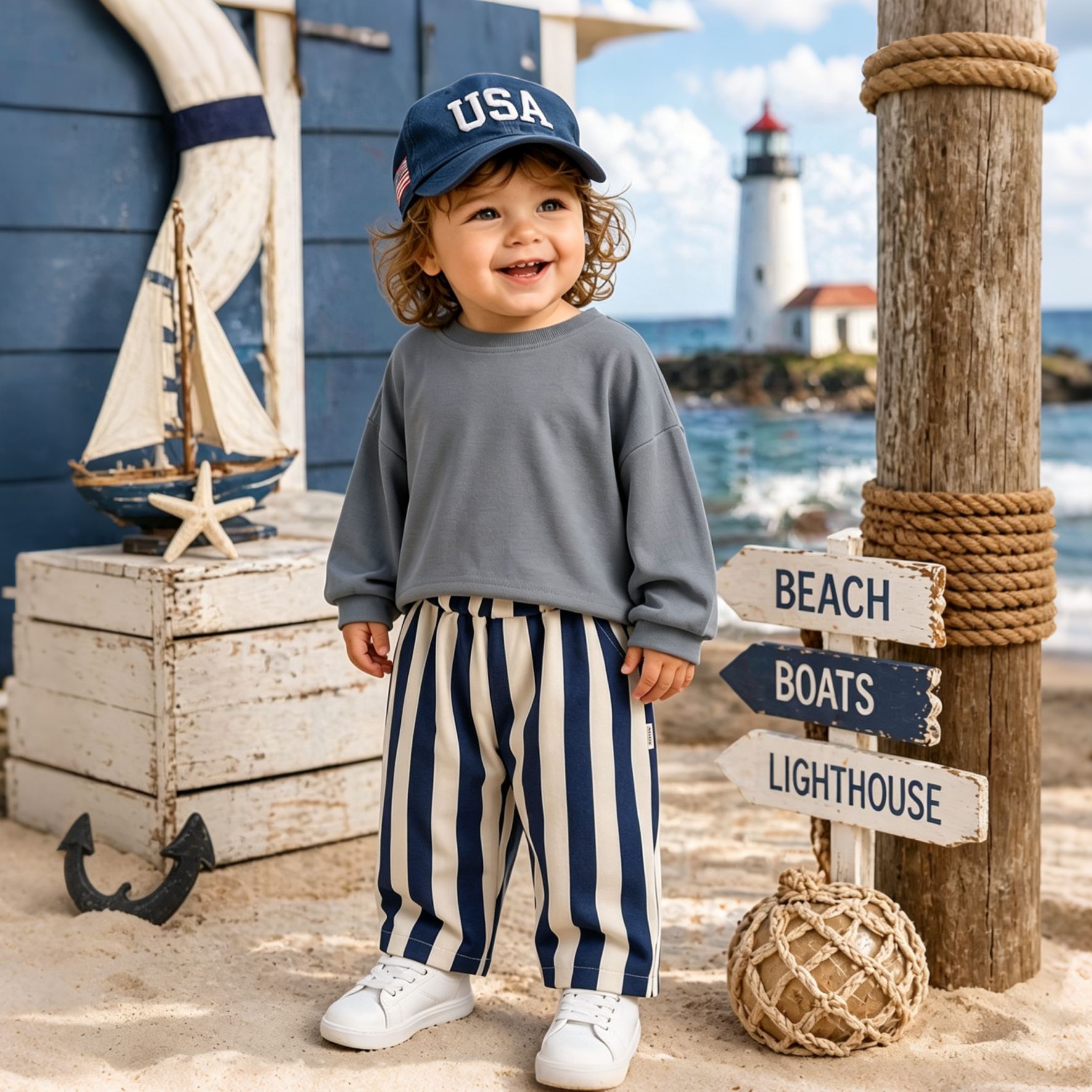 Baby Stripes Casual Pants